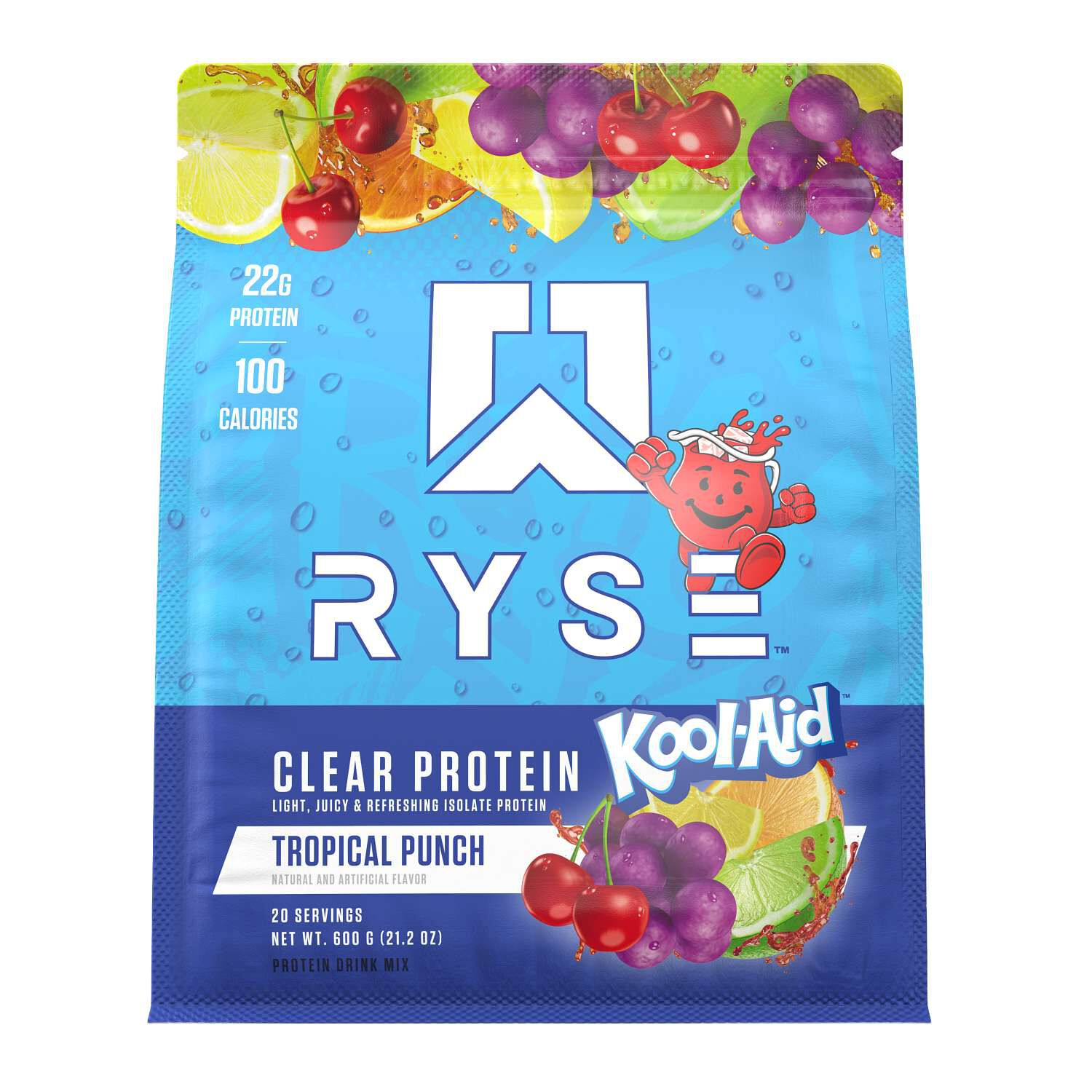 Clear Protein - Kool-Aid&trade; Tropical Punch - 20.5 oz (20 Servings) Kool-Aid&trade; Tropical Punch | GNC
