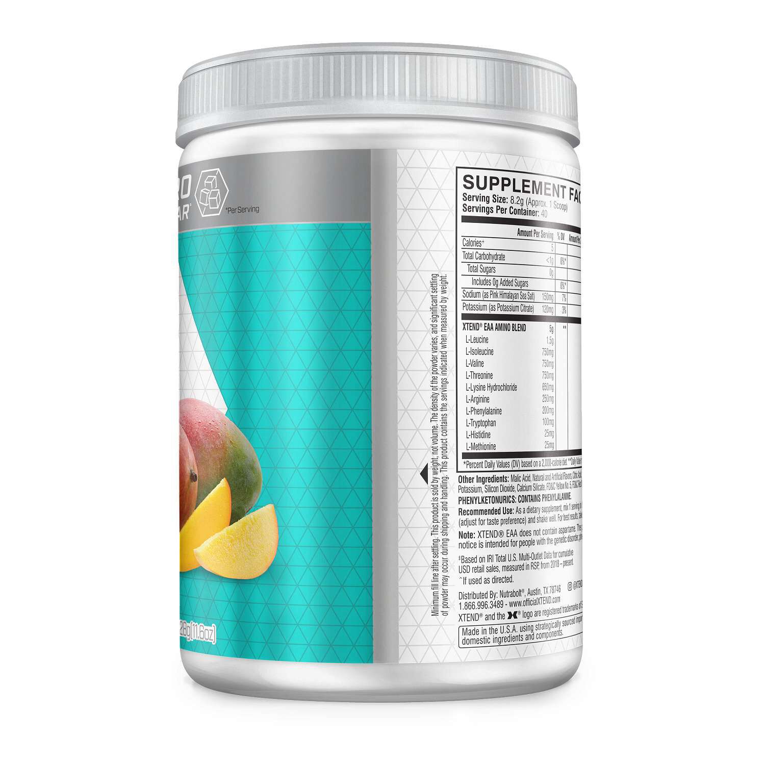 Essential Amino Acids Zero Sugar - Mango (40 Servings)