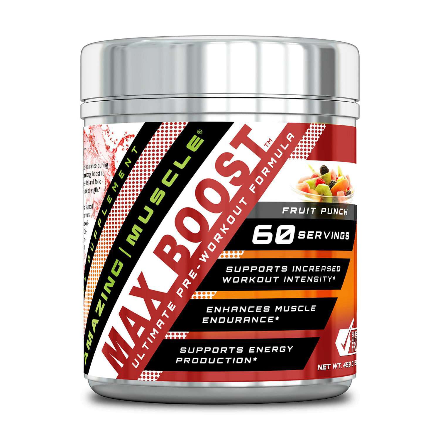 Max Boost&trade; Ultimate Pre-Workout - Fruit Punch (60 Servings)  | GNC