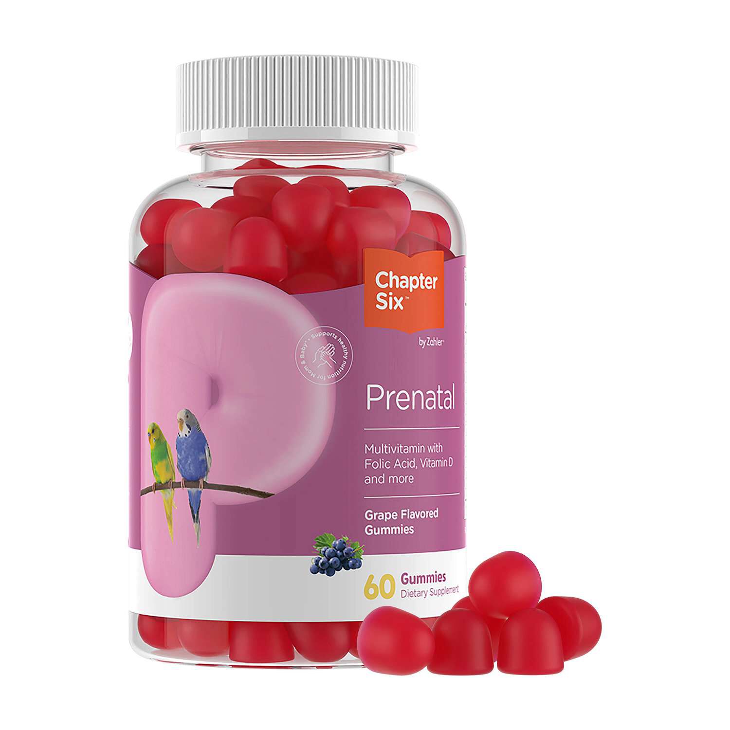 Chapter Six: Prenatal - Grape - 60 Gummies (30 Servings)  | GNC
