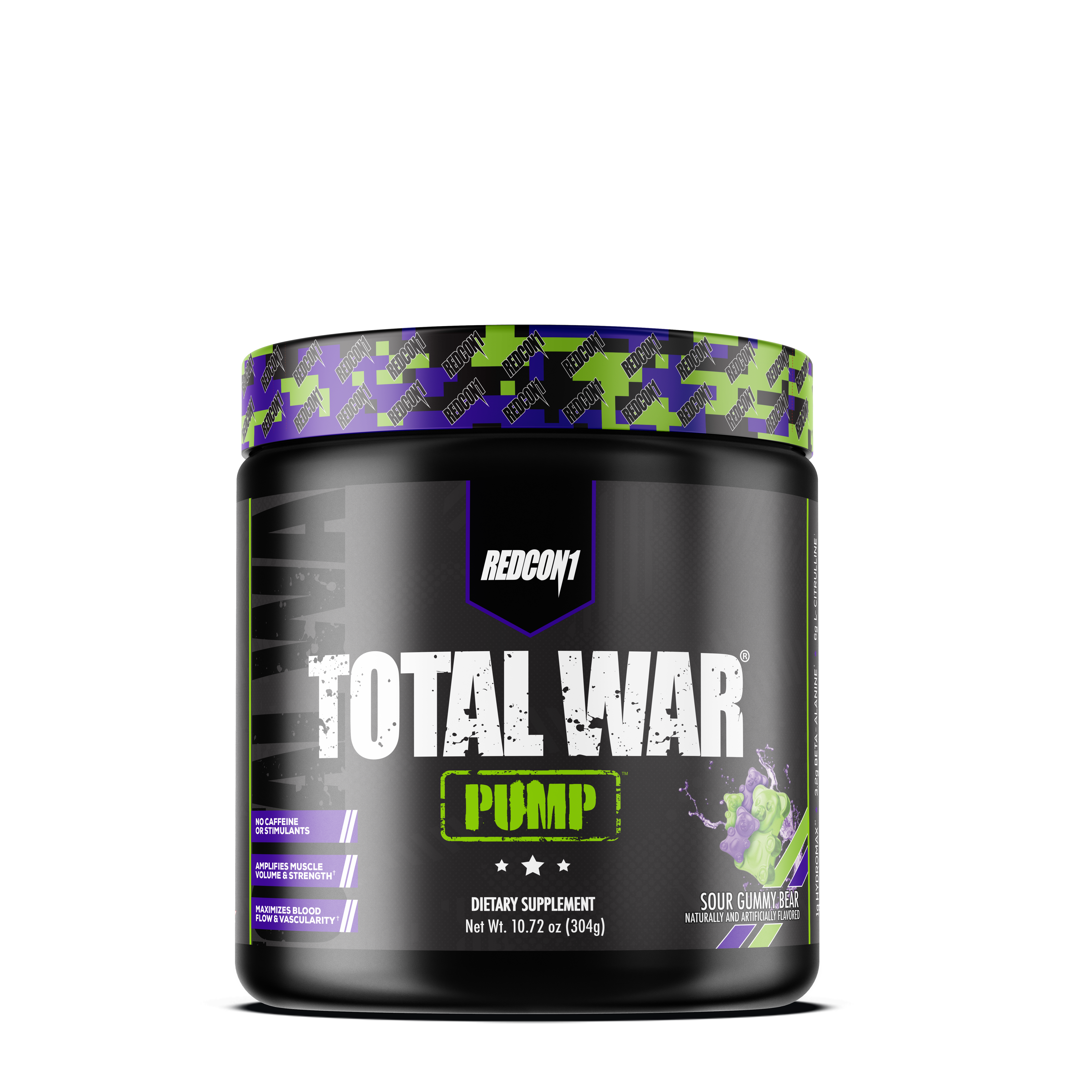 REDCON1 Total War Pump Preworkout - Sour Gummy Bear (40 Servings)