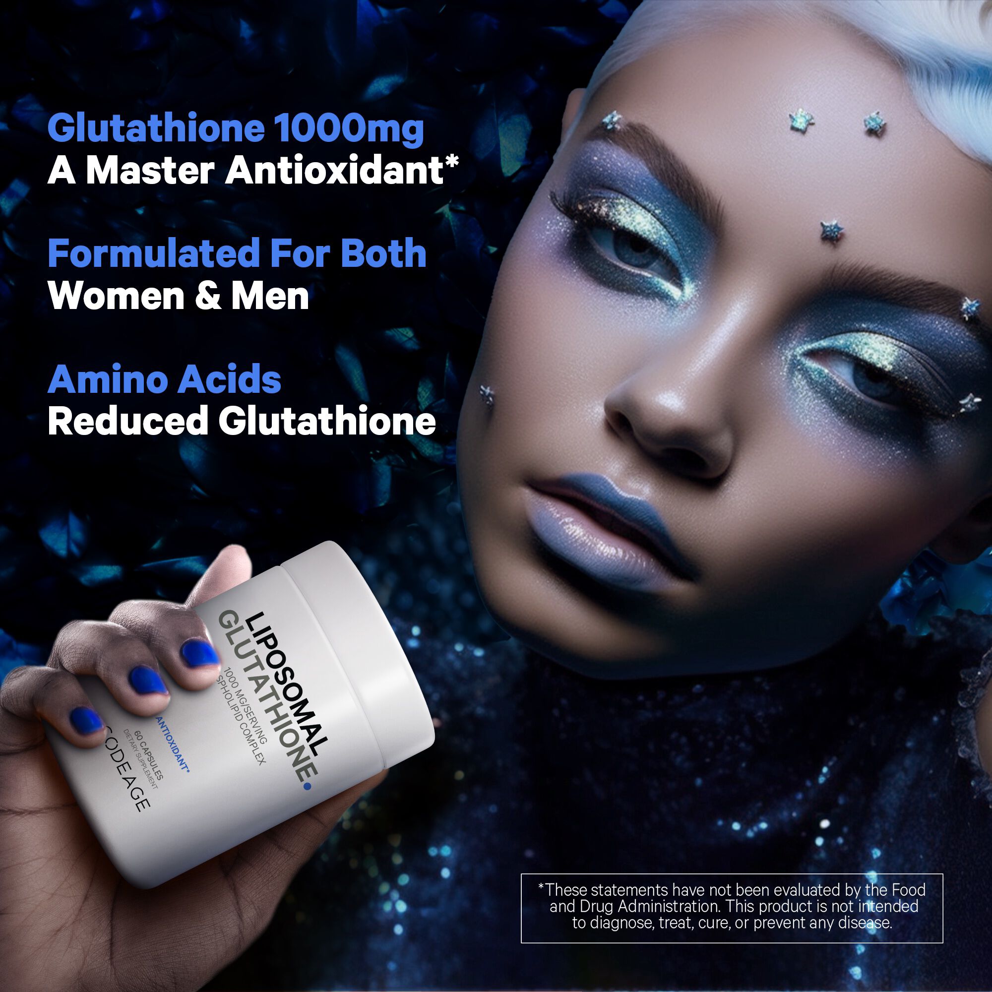Liposomal Glutathione 1,000 MG - 60 Capsules (30 Servings)  | GNC