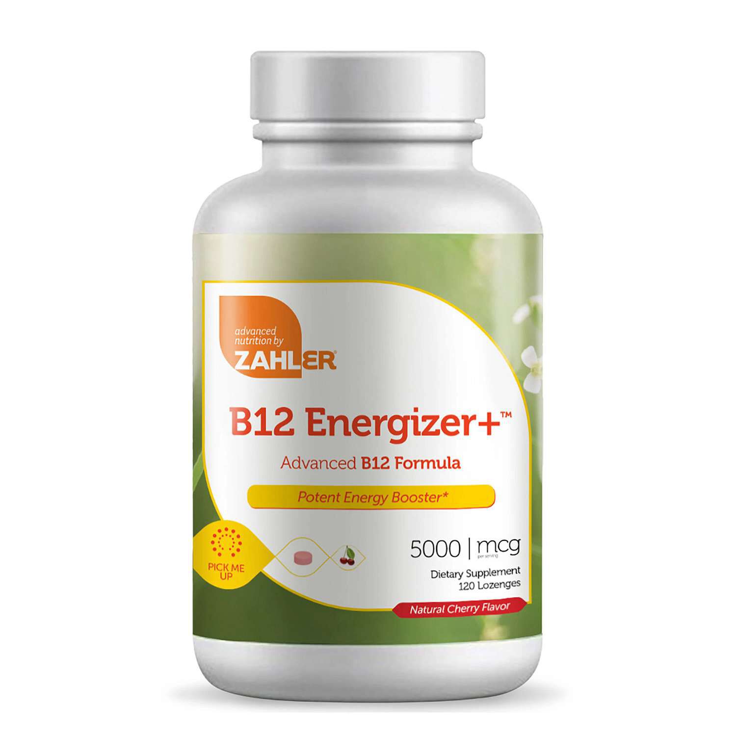 B12 Energizer+&trade; 5000mcg - 120 Lozenges (120 Servings)  | GNC