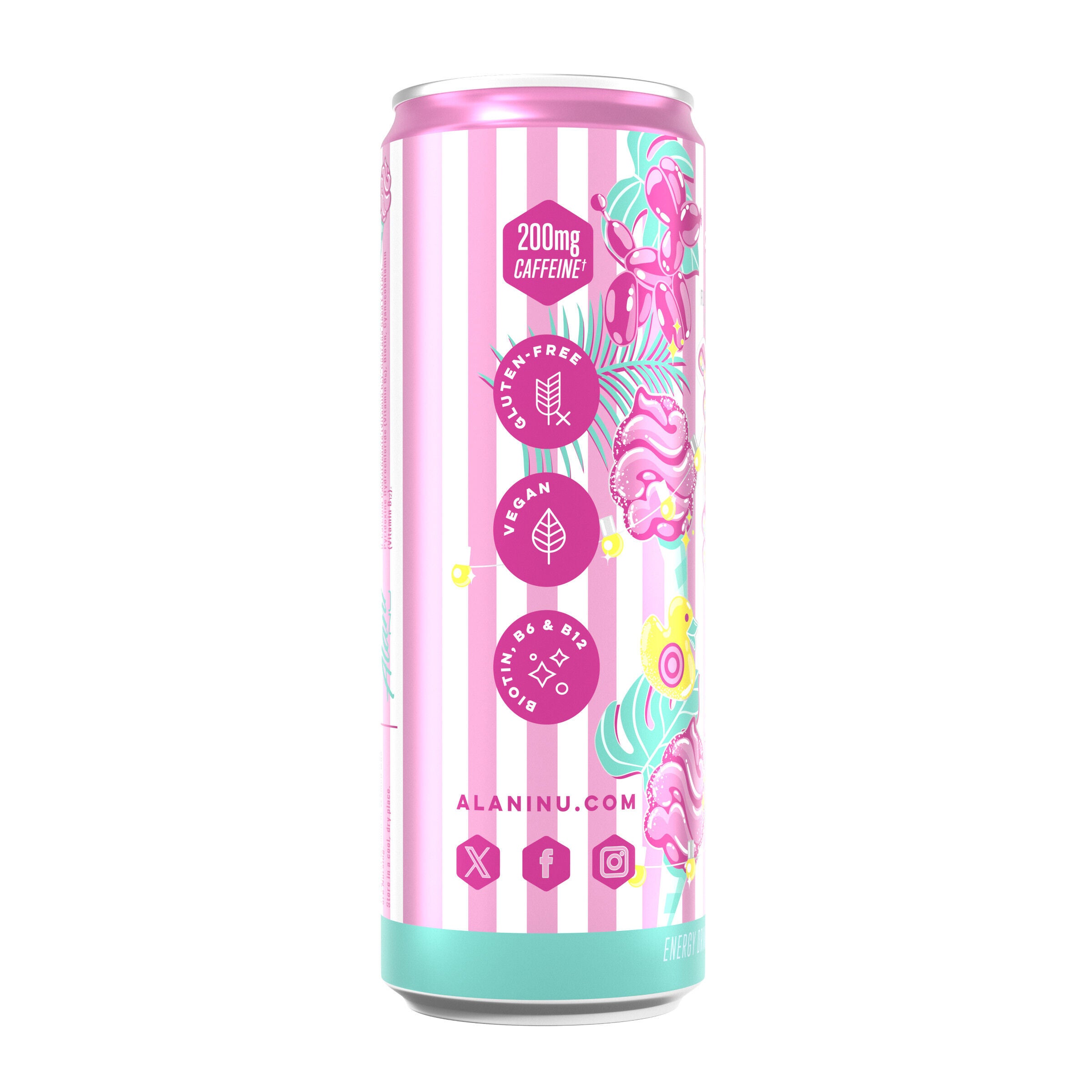 Energy Drink - Cotton Candy - 12oz. (12 Cans)