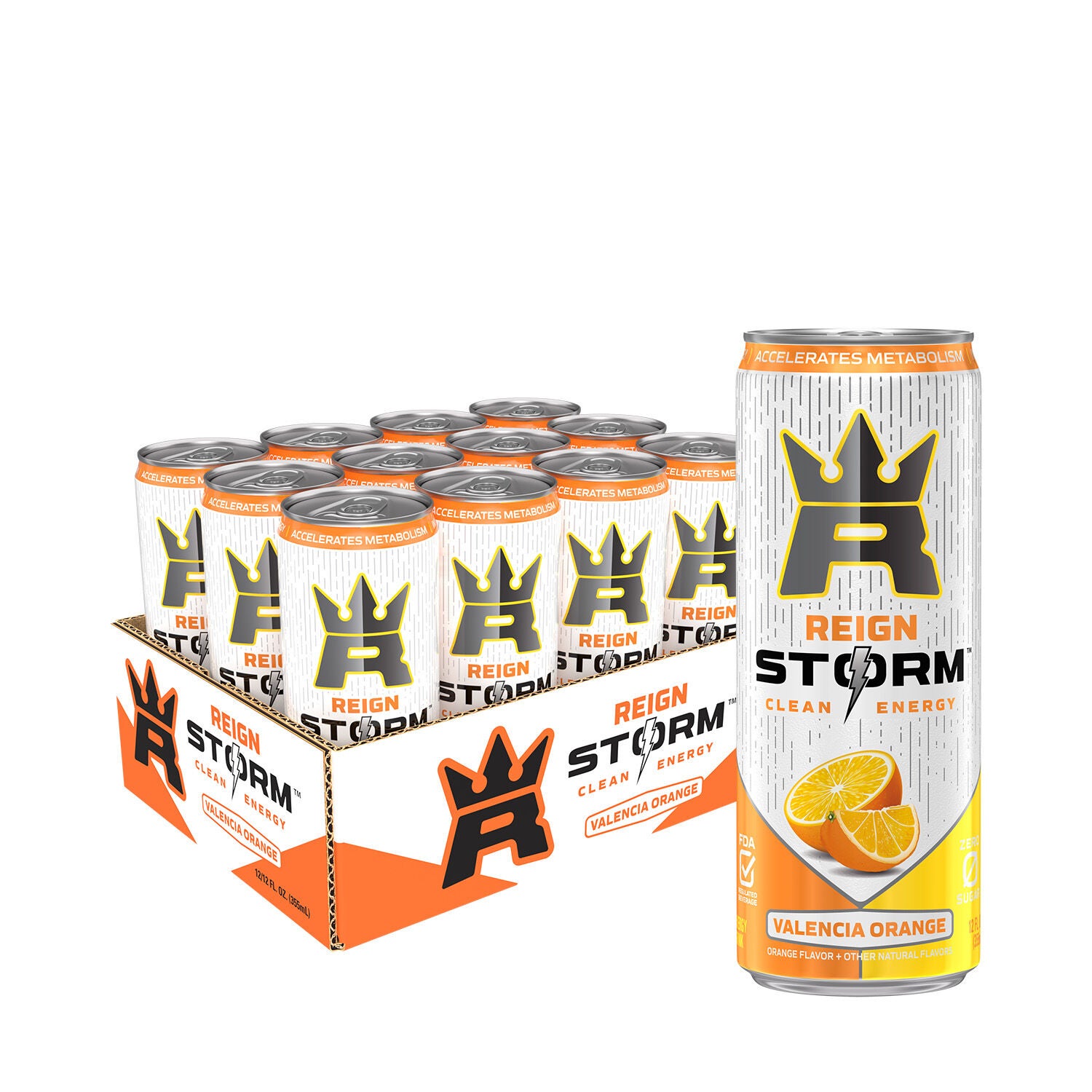 Storm&trade; Energy Drink - Valencia Orange - 12oz. (12 Cans)  | GNC