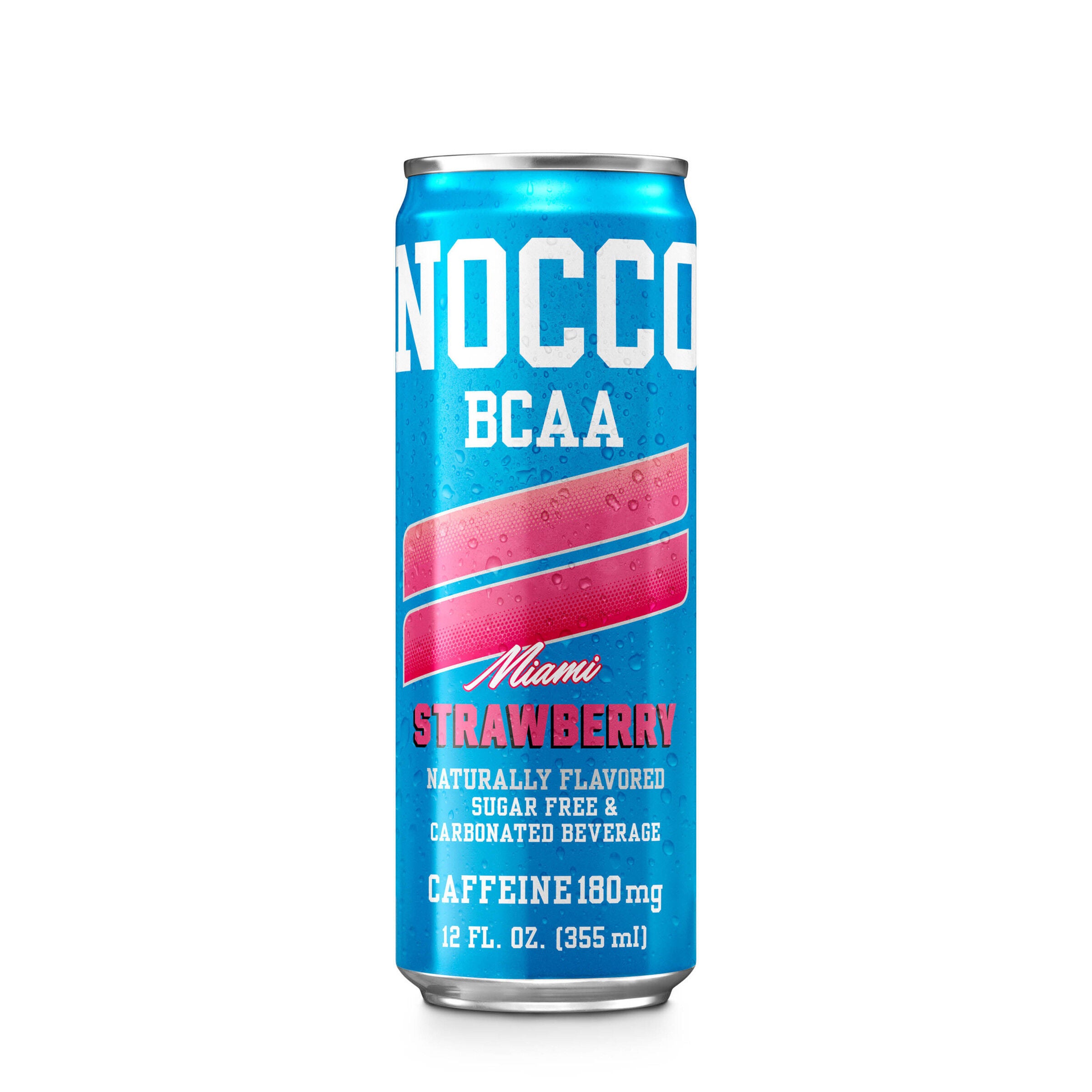 nocco❁ NOCCO No Carbs Company - BCAA Drink - Miami Strawberry - 12 fl oz