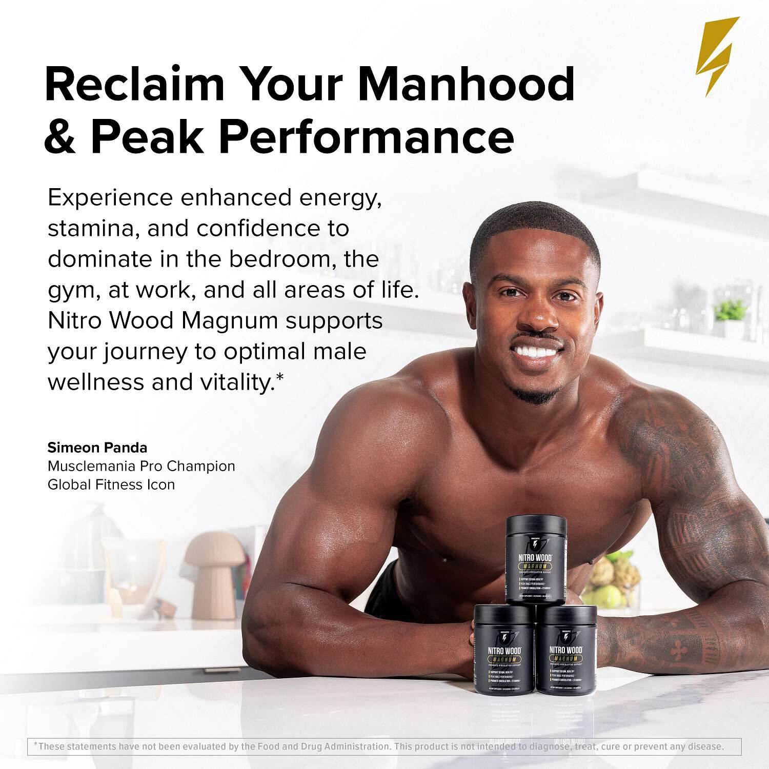 Nitro Wood&trade; Magnum - 60 Capsules (30 Servings)