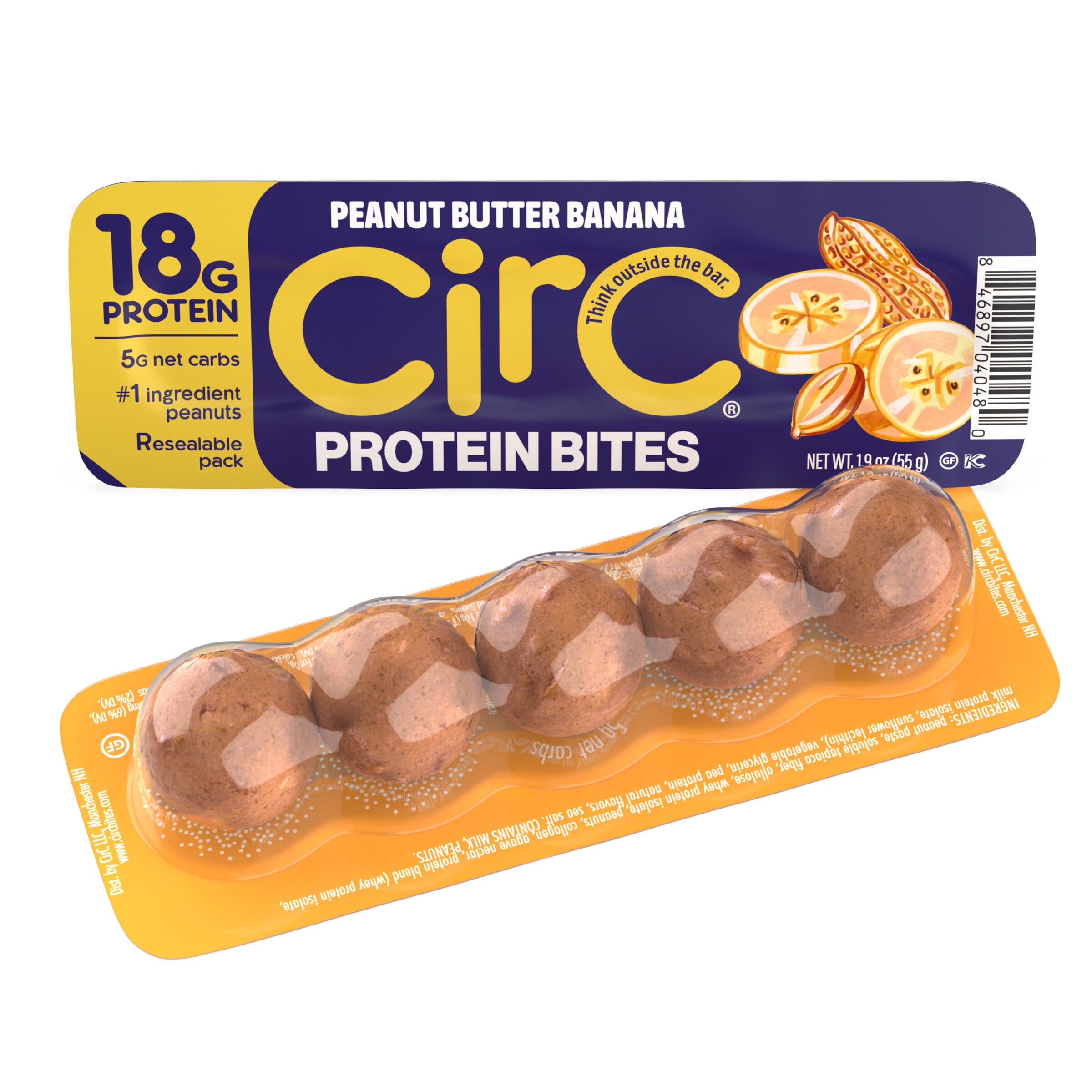 Protein Bites - Peanut Butter Banana (12 Pack) Peanut Butter Banana | GNC