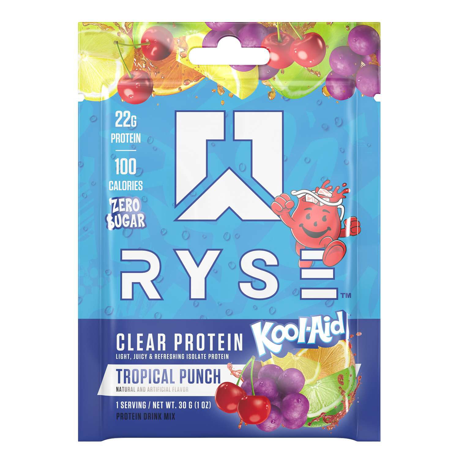 Clear Protein - Kool-Aid&trade; Tropical Punch - 1 oz (10 Servings)