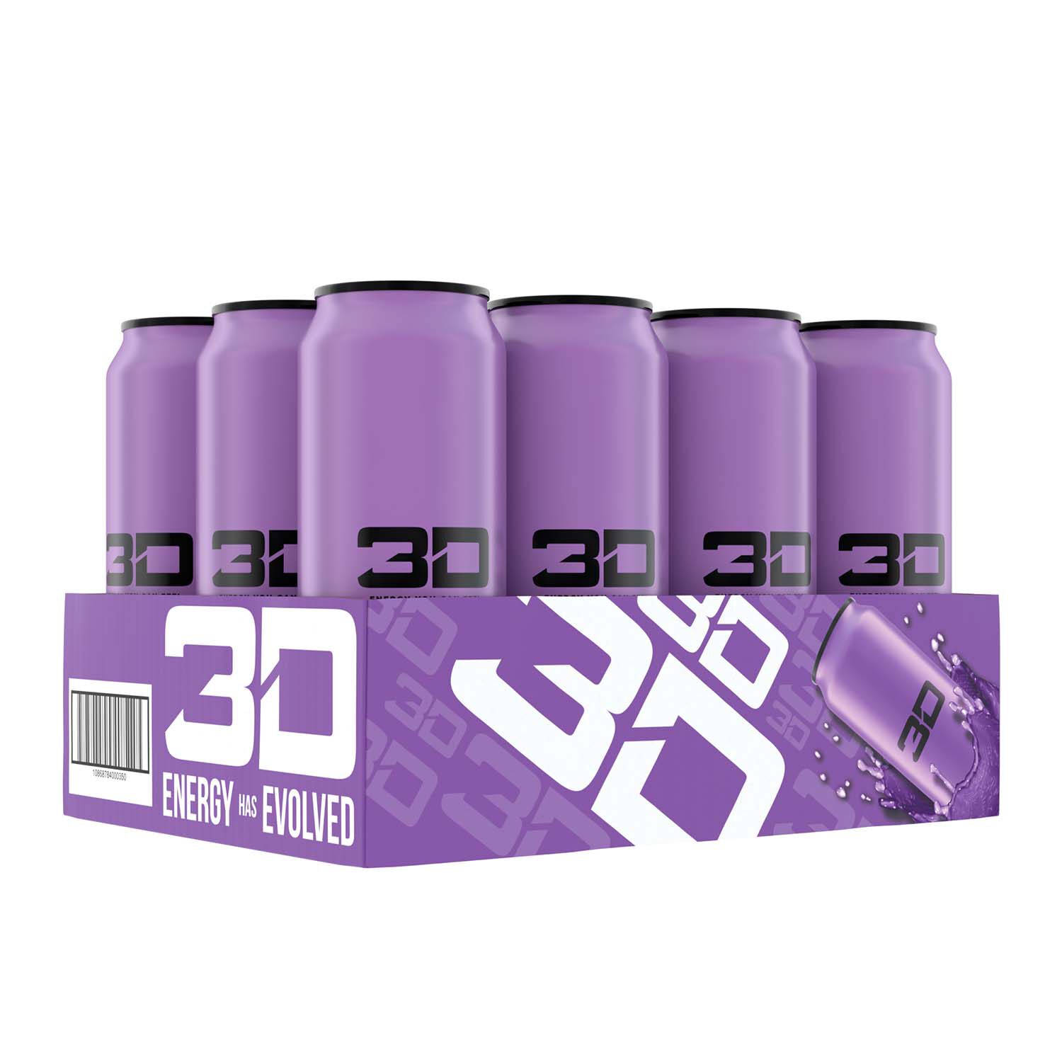3d Energy Drink Purple Available 12 Pack Case Gnc