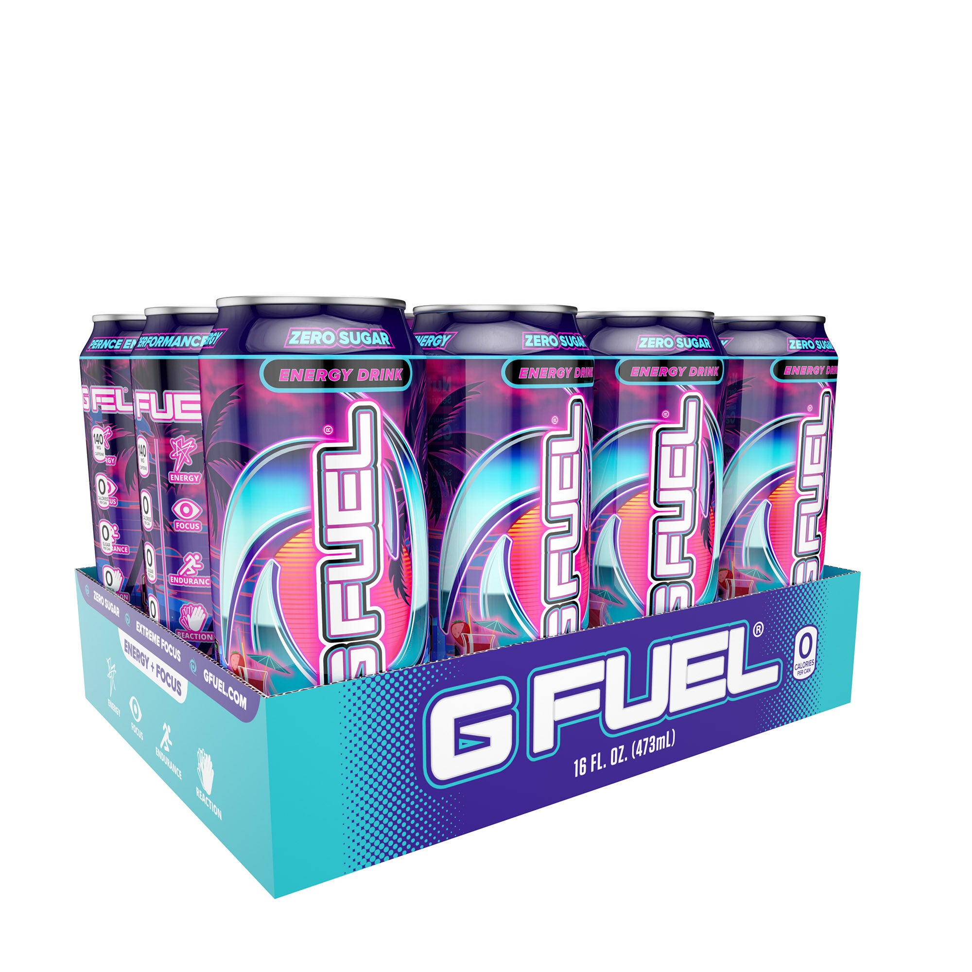 Energy Drink - Miami Nights - 16oz. (12 Cans) Miami Nights | GNC