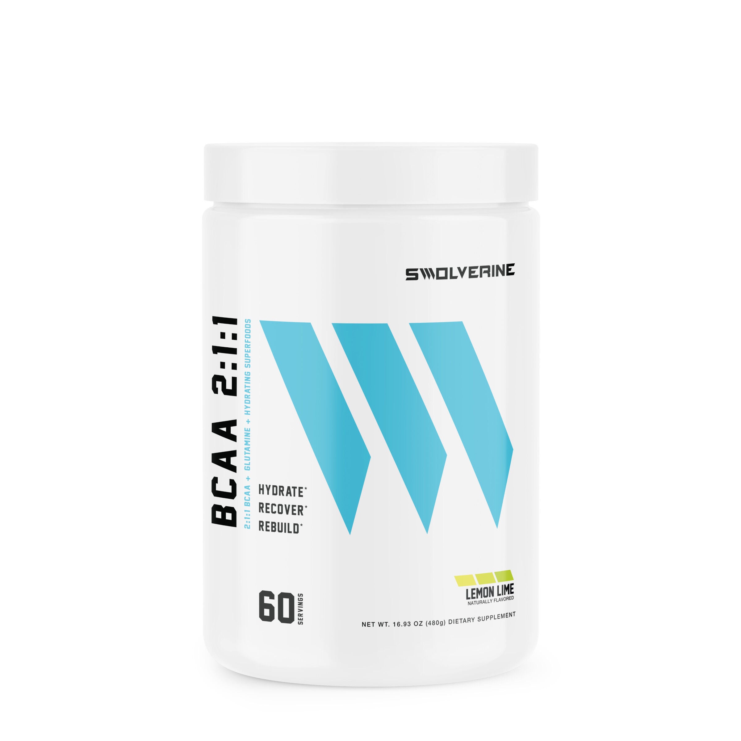 Swolverine Bcaa 2:1:1 - Lemon Lime (60 Servings)