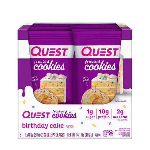 Frosted Cookies -  Birthday Cake &#40;16 Cookies&#41; Birthday Cake | GNC
