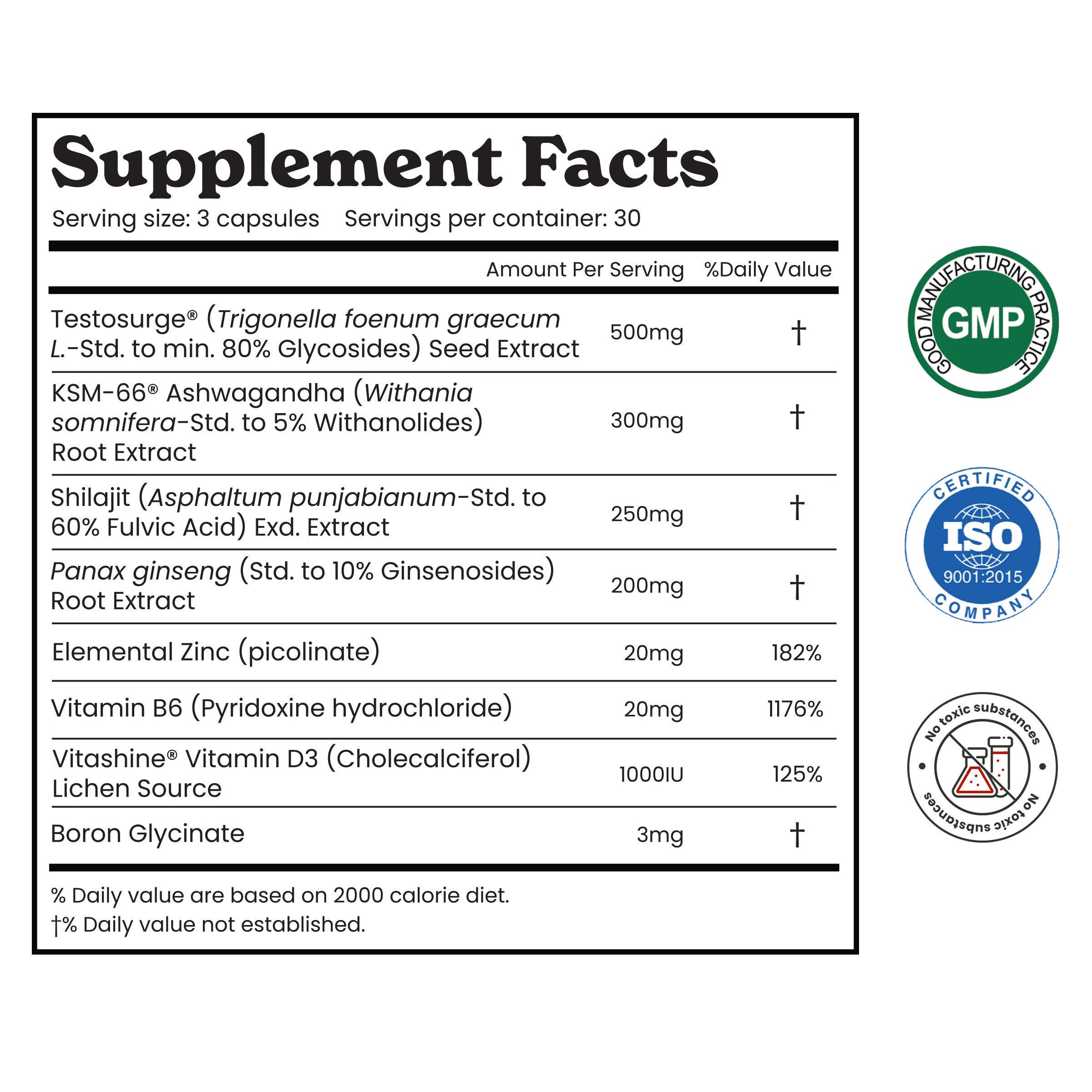 Testo Pro - 90 Capsules (30 Servings)  | GNC