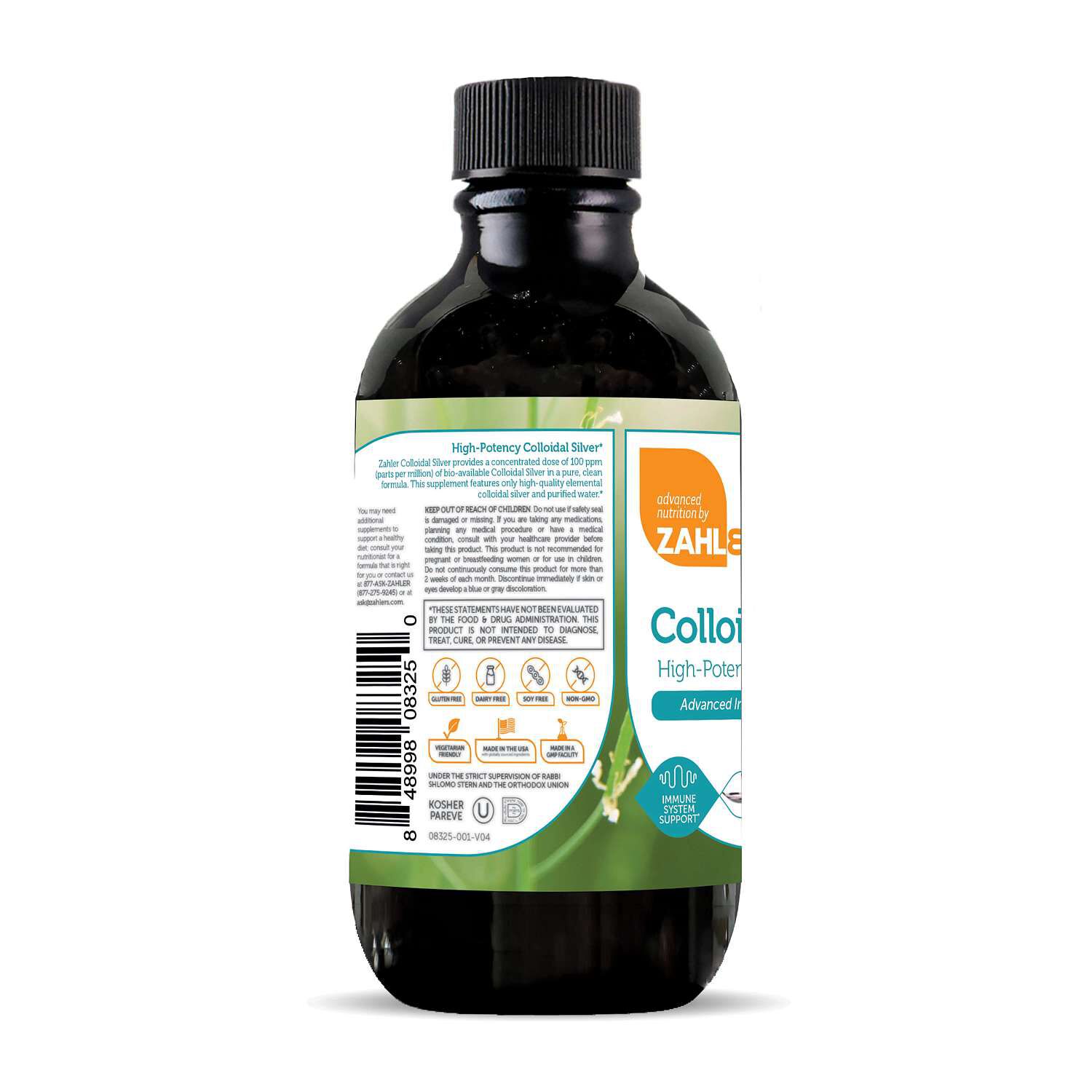 Liquid Colloidal Silver - 4 fl oz (23 Servings)  | GNC