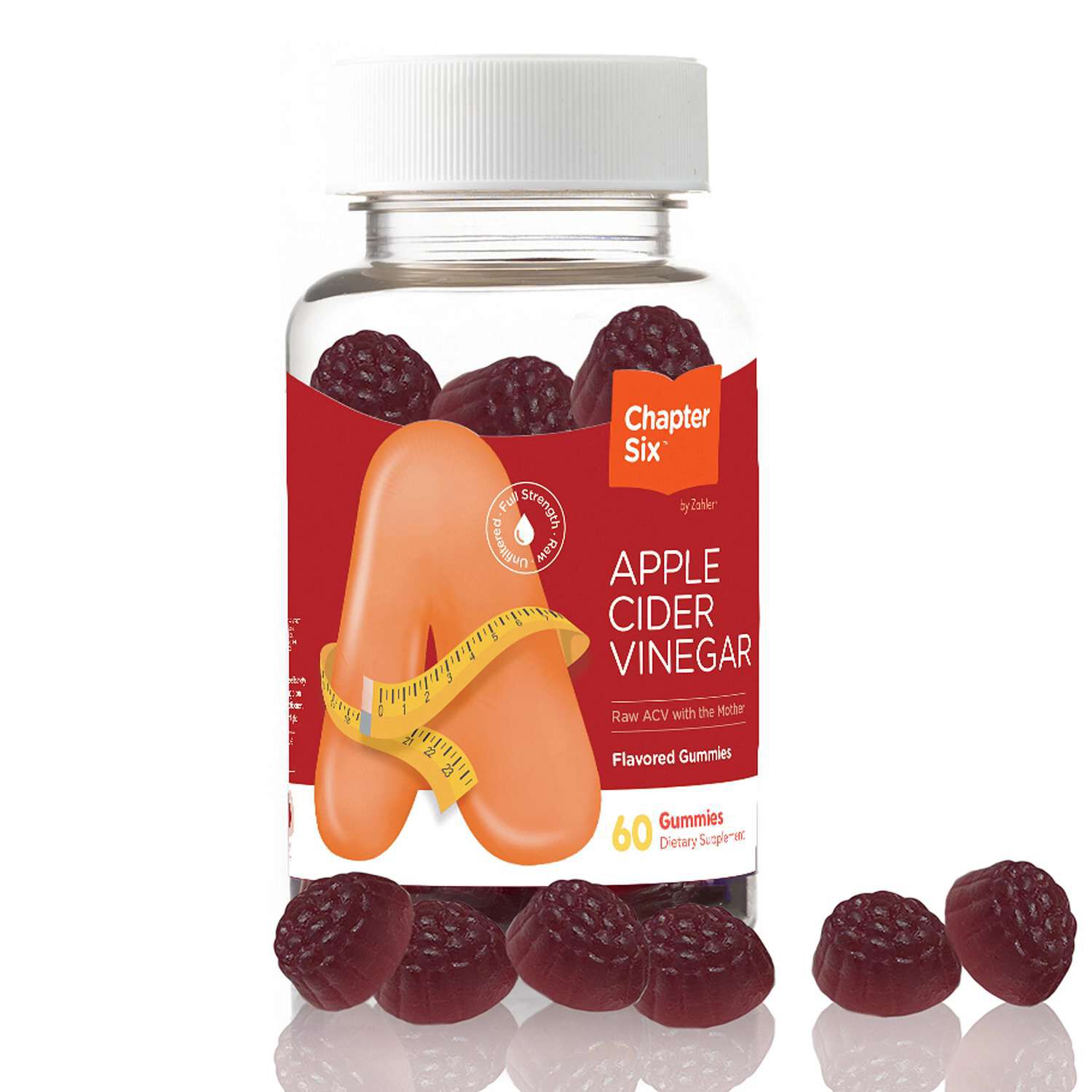 Apple Cider Vinegar Gummies - 60 Gummies (60 Servings)