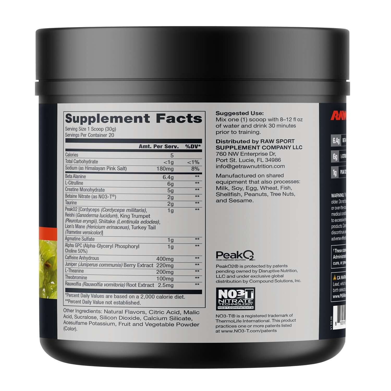 Thuper Thavage Pre-Workout - Cotton Candy Grape (20 Servings)  | GNC