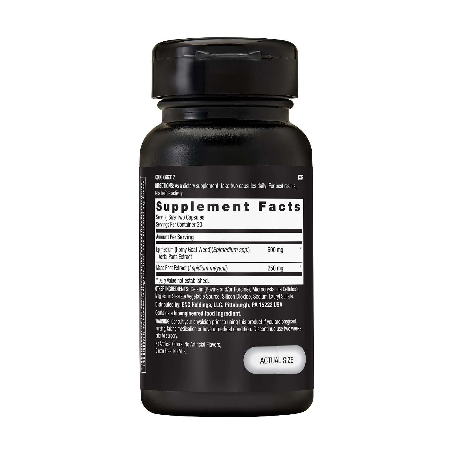 Horny Goat Weed - 60 Capsules (30 Servings)