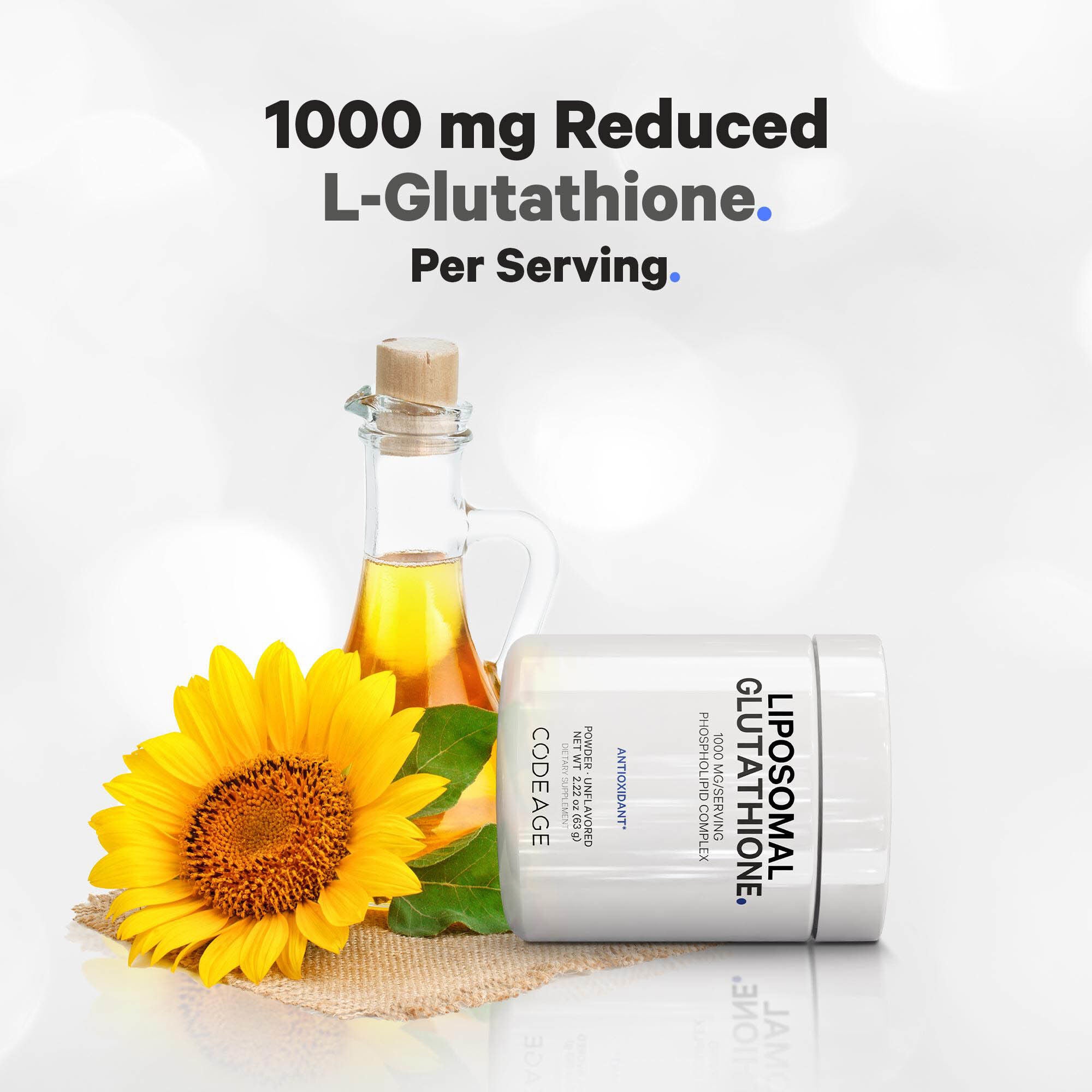 Liposomal Glutathione 1000mg - Unflavored (60 Servings)  | GNC