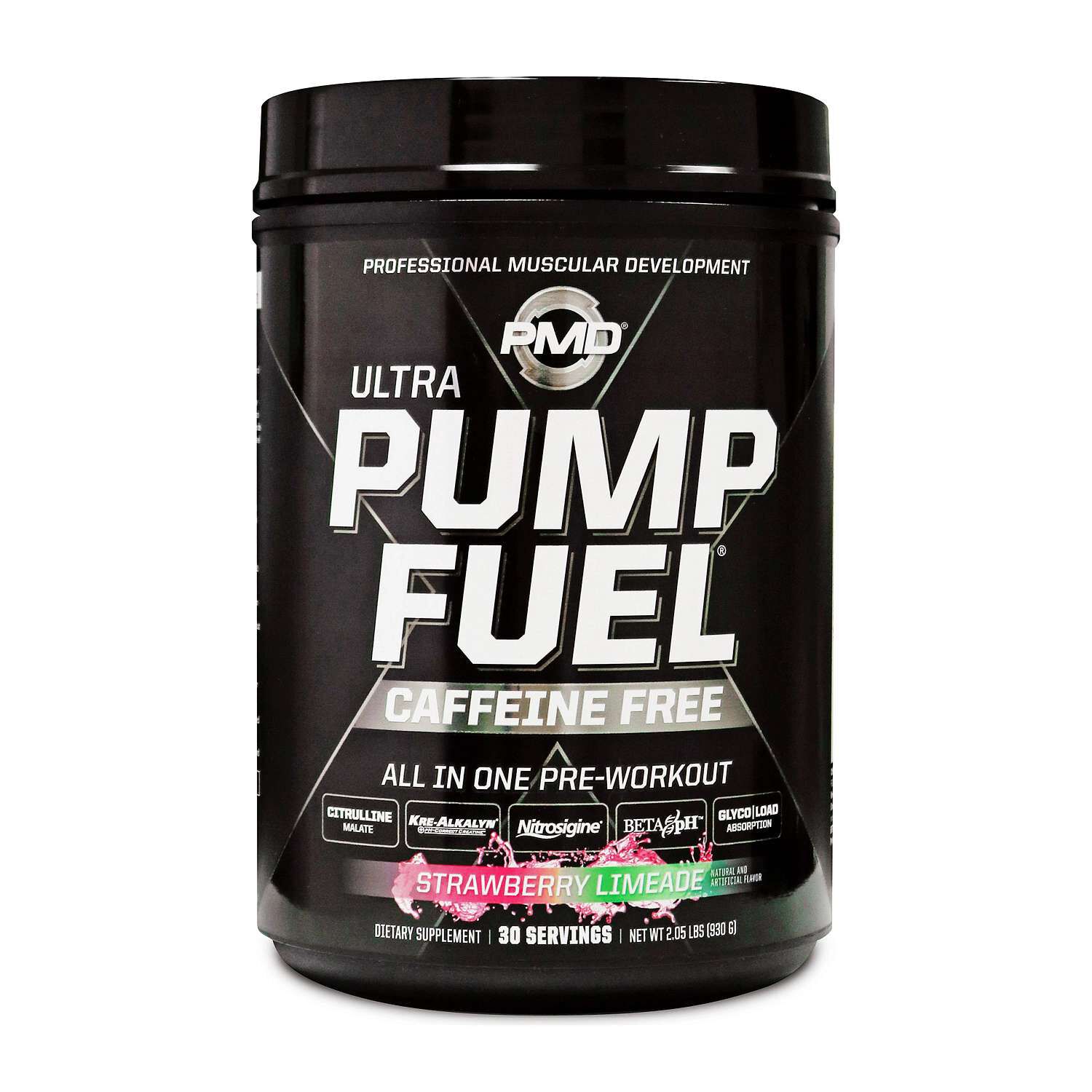 Ultra Pump Fuel&reg; Caffeine Free - Strawberry Limeade (30 Servings)  | GNC