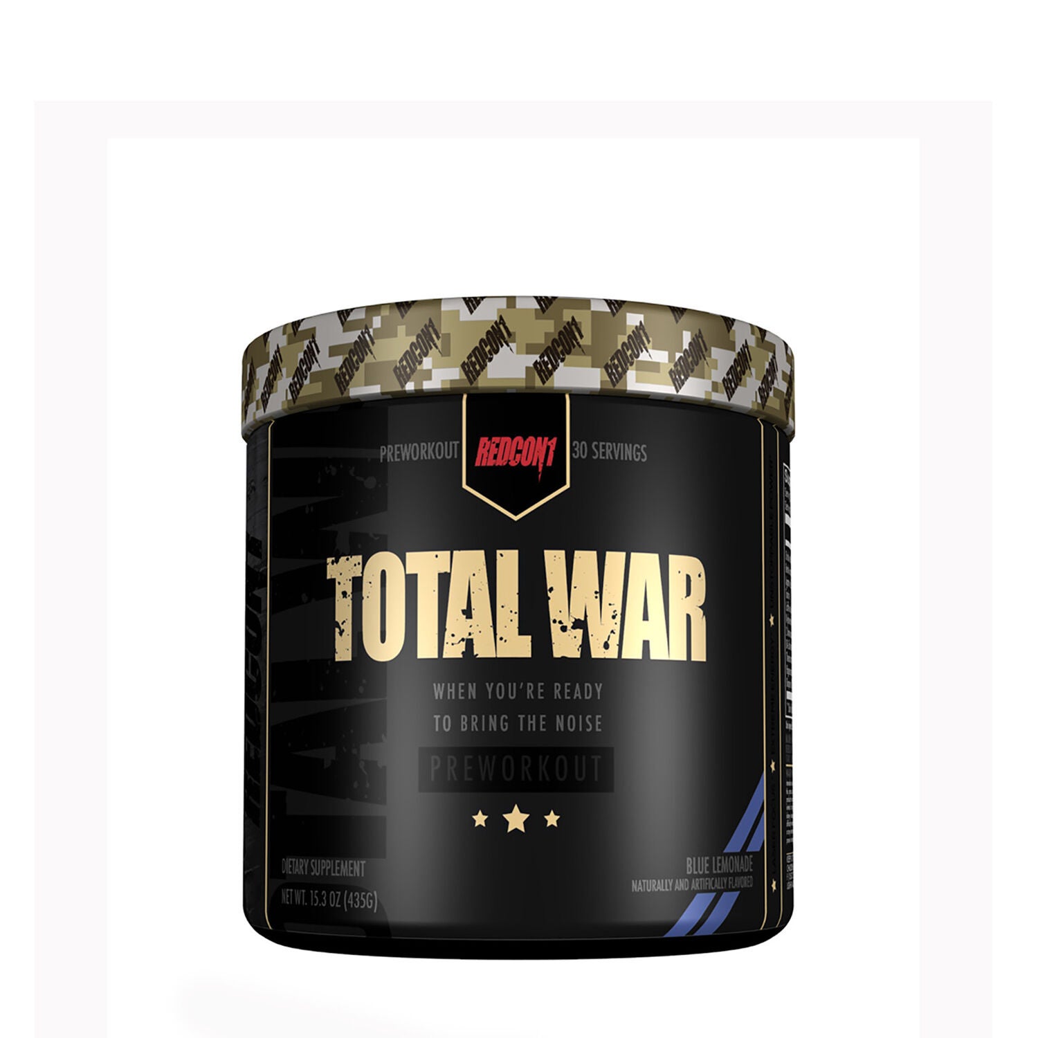 Redcon1 Total War Pre Workout Blue Lemonade Gnc