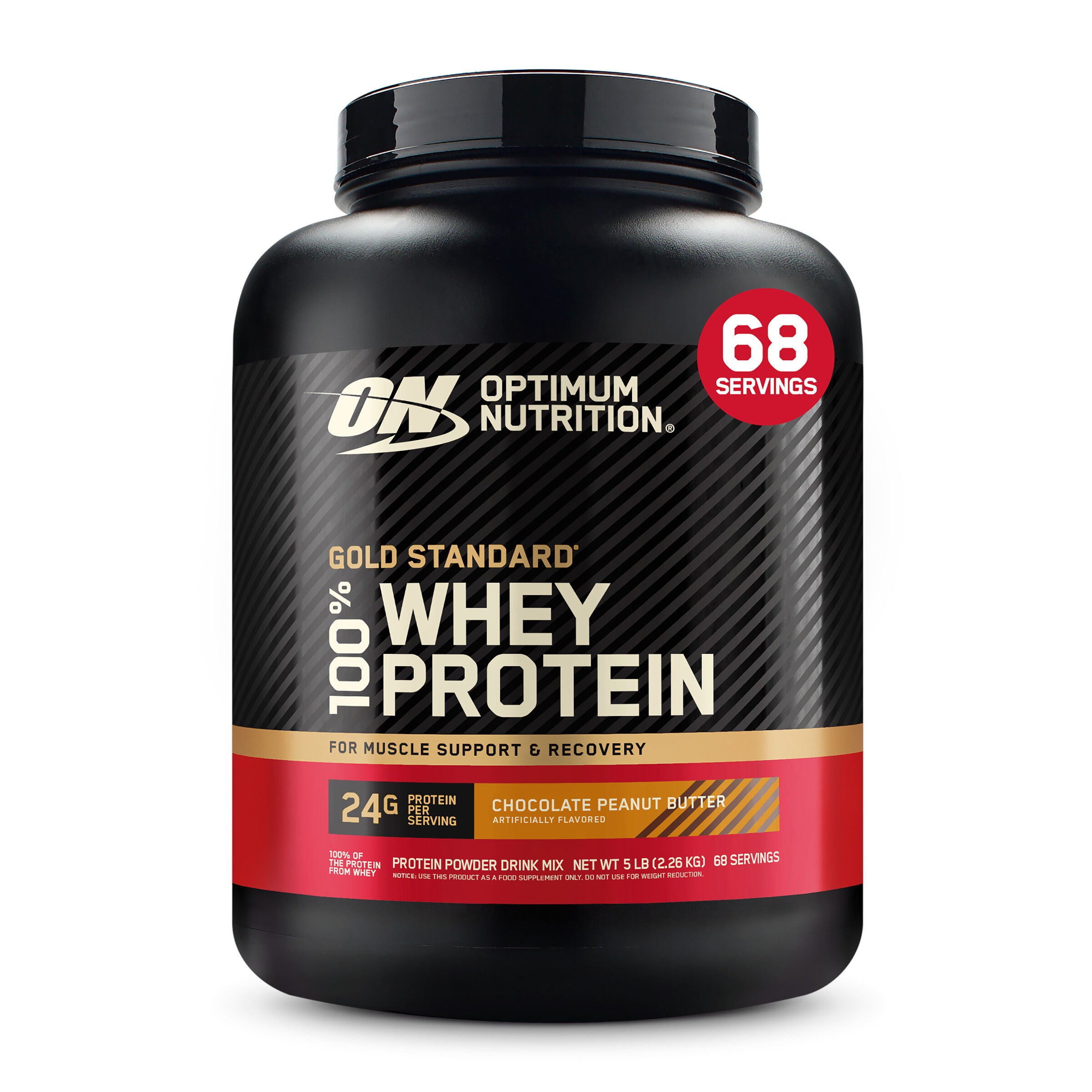 ゴールドスタンダード　WHEY 2x GOLD STANDARD 100% WHEY Protein (2 lbs) | Optimum