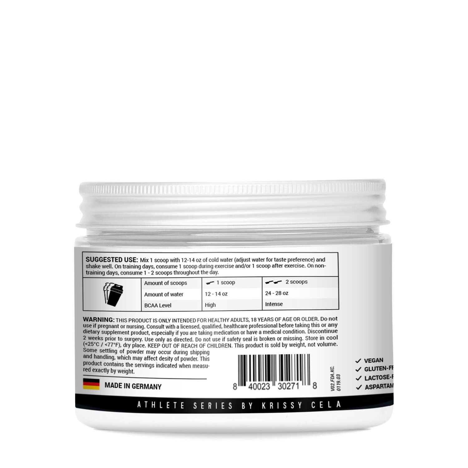 Womens Best BCAA Amino Acids Rainbow Candy by Krissy Cela Alt