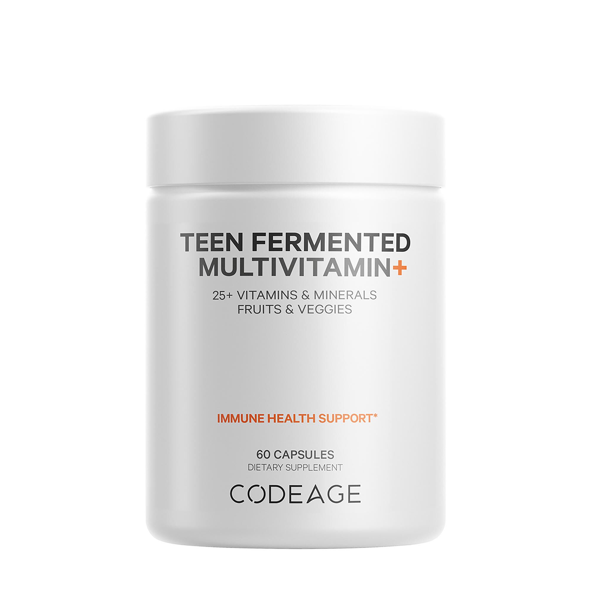 Teen Fermented Vegan Multivitamin - 60 Capsules (30 Servings)  | GNC
