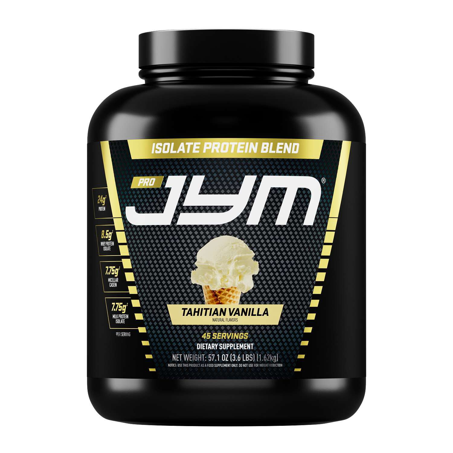 Pro Jym Protein - Tahitian Vanilla (45 Servings) Tahitian Vanilla Bean | GNC