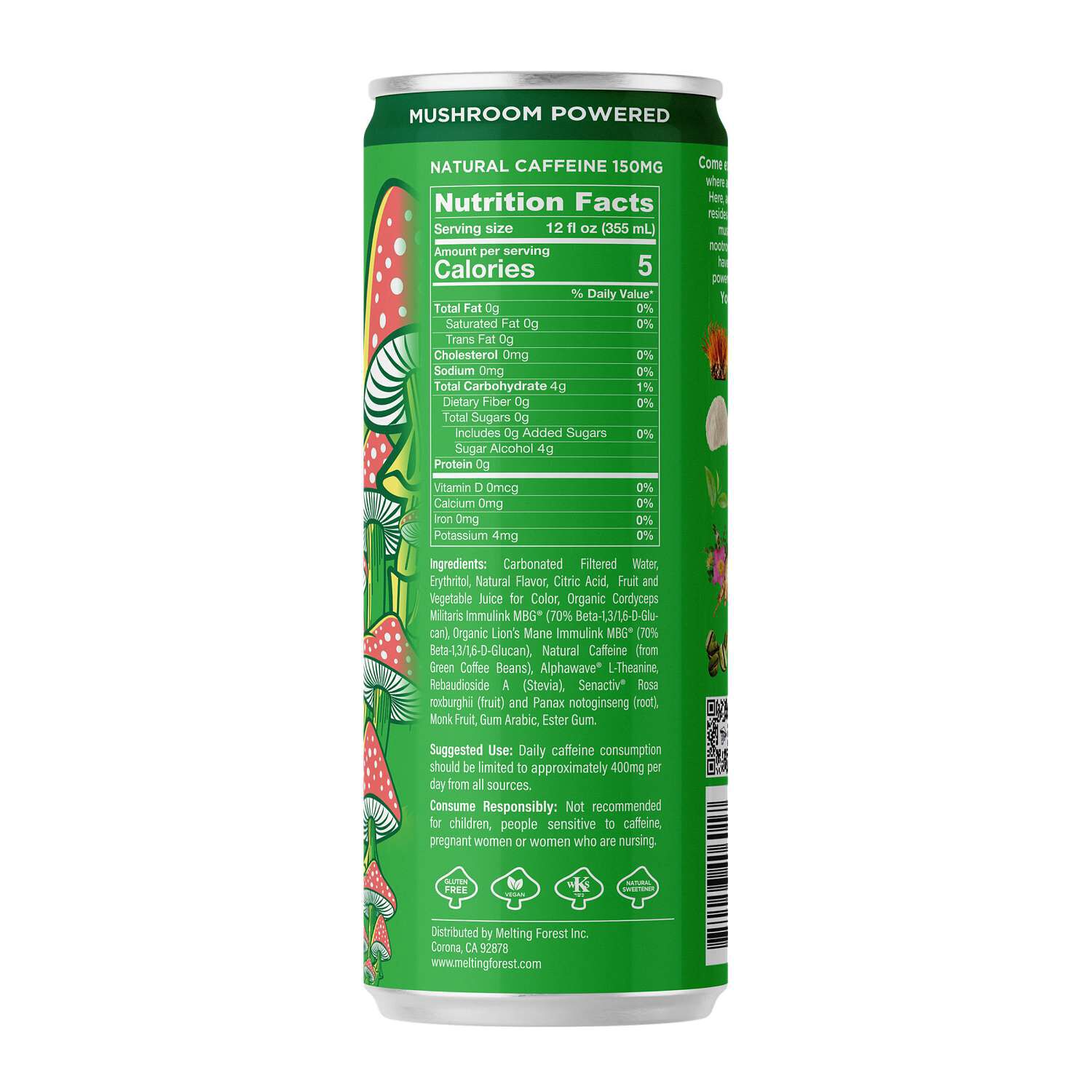 Functional Energy Drink - Mango Guava - 12 oz. (12 Cans)