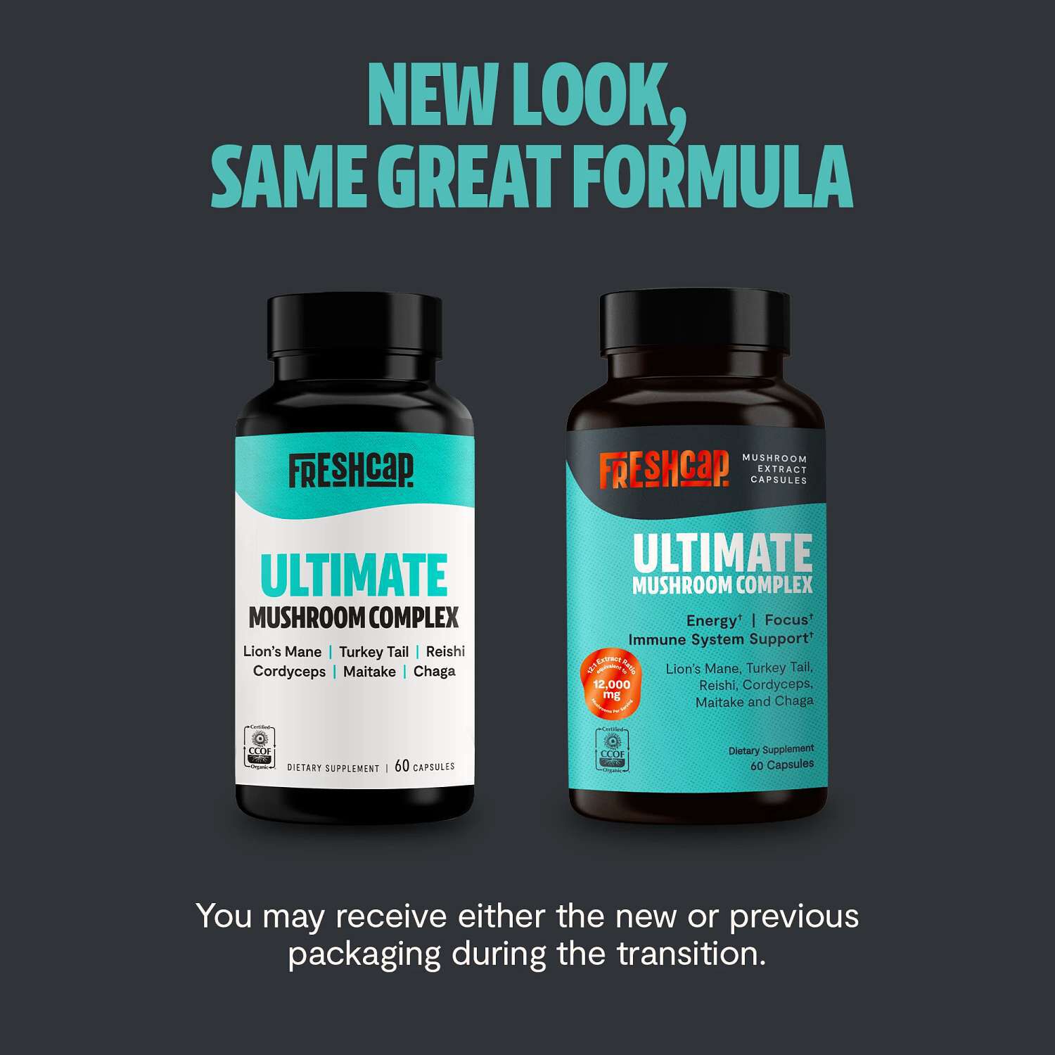 Ultimate Mushroom Complex - 60 Capsules (30 Servings)  | GNC