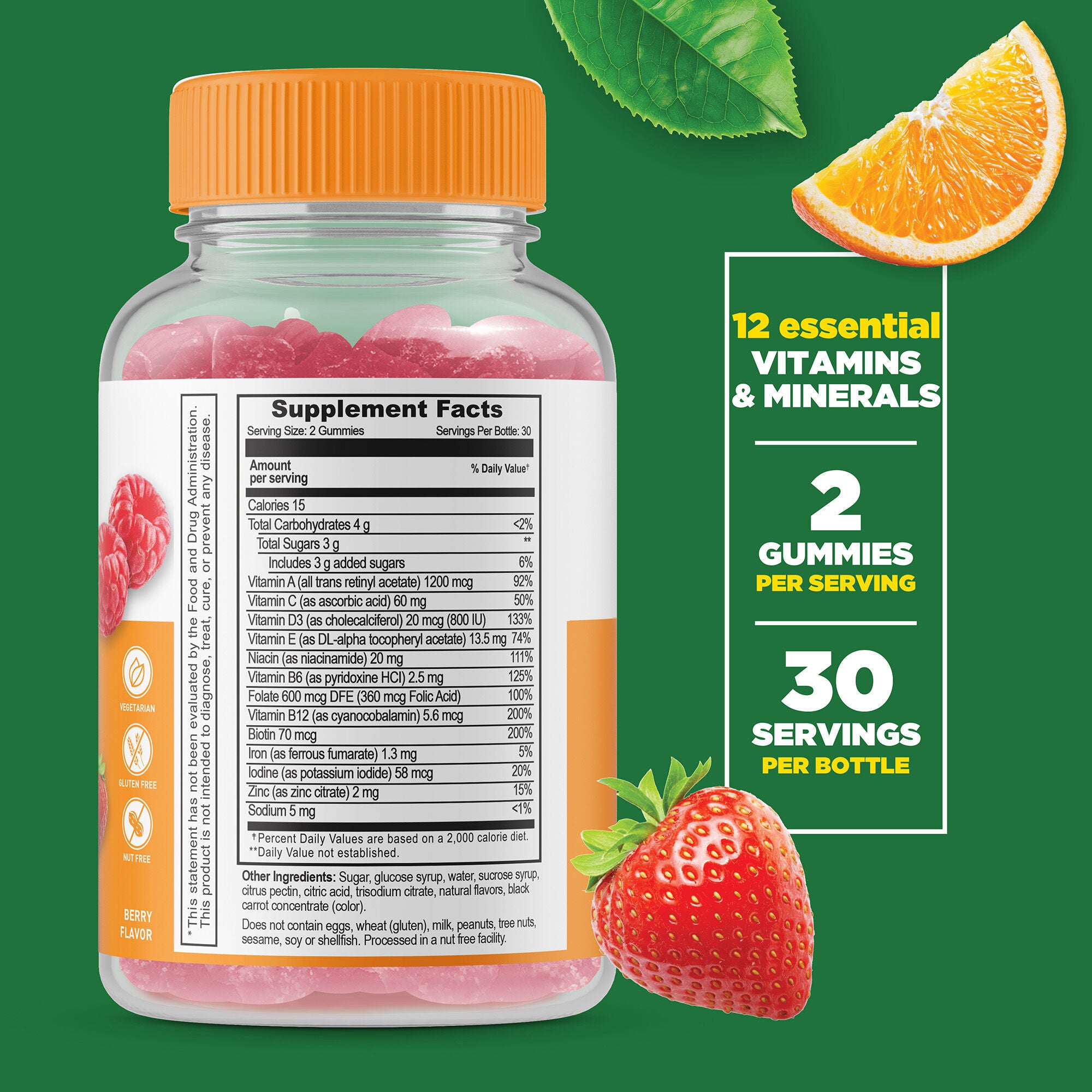 Prenatal Multivitamin - 60 Gummies (30 Servings)  | GNC