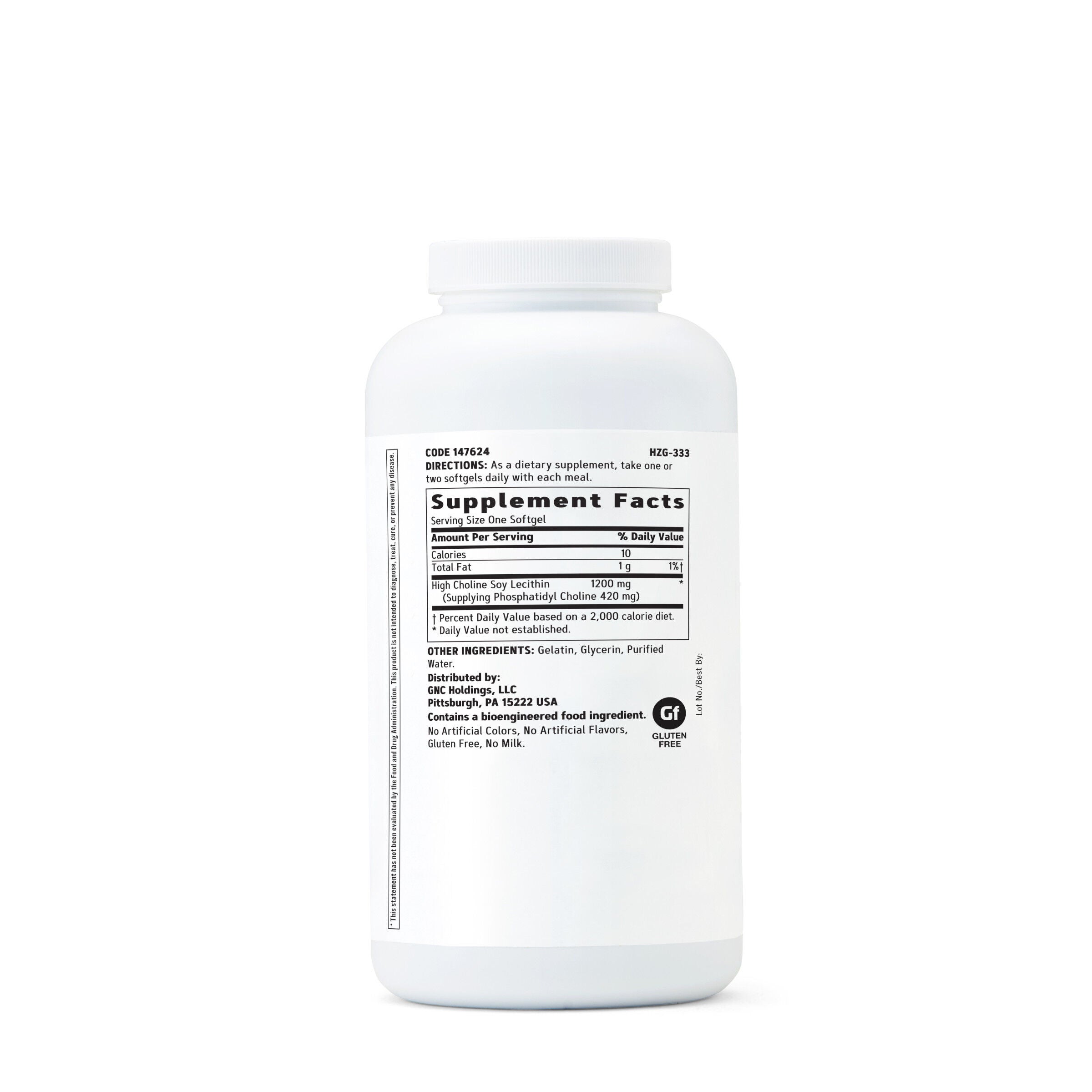 Triple Lecithin&trade; 1200mg - 180 Softgels &#40;180 Servings&#41;  | GNC