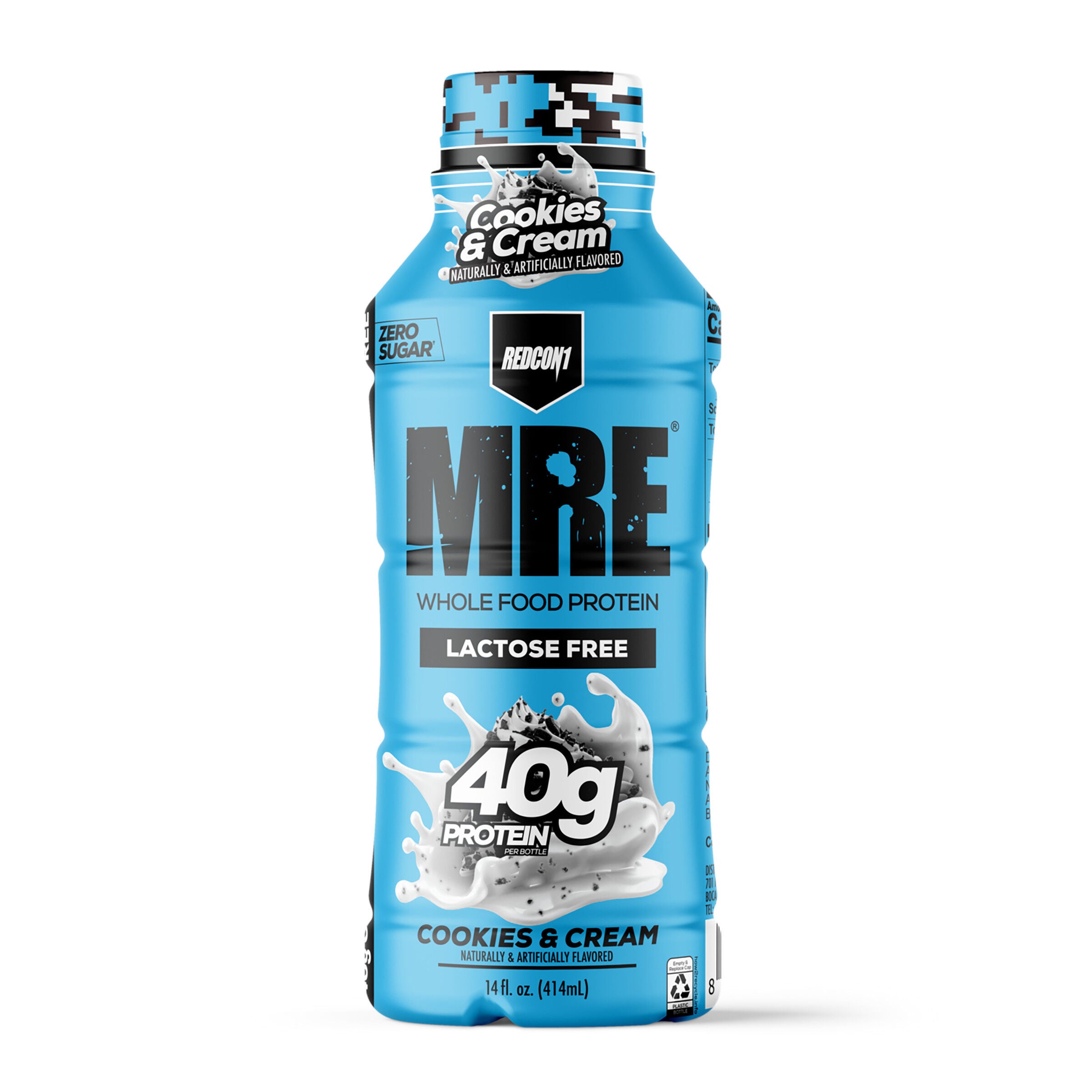 MRE Whole Food Protein RTD - Cookies &amp; Cream - 14 fl oz. (12 Bottles) Cookies and Cream | GNC