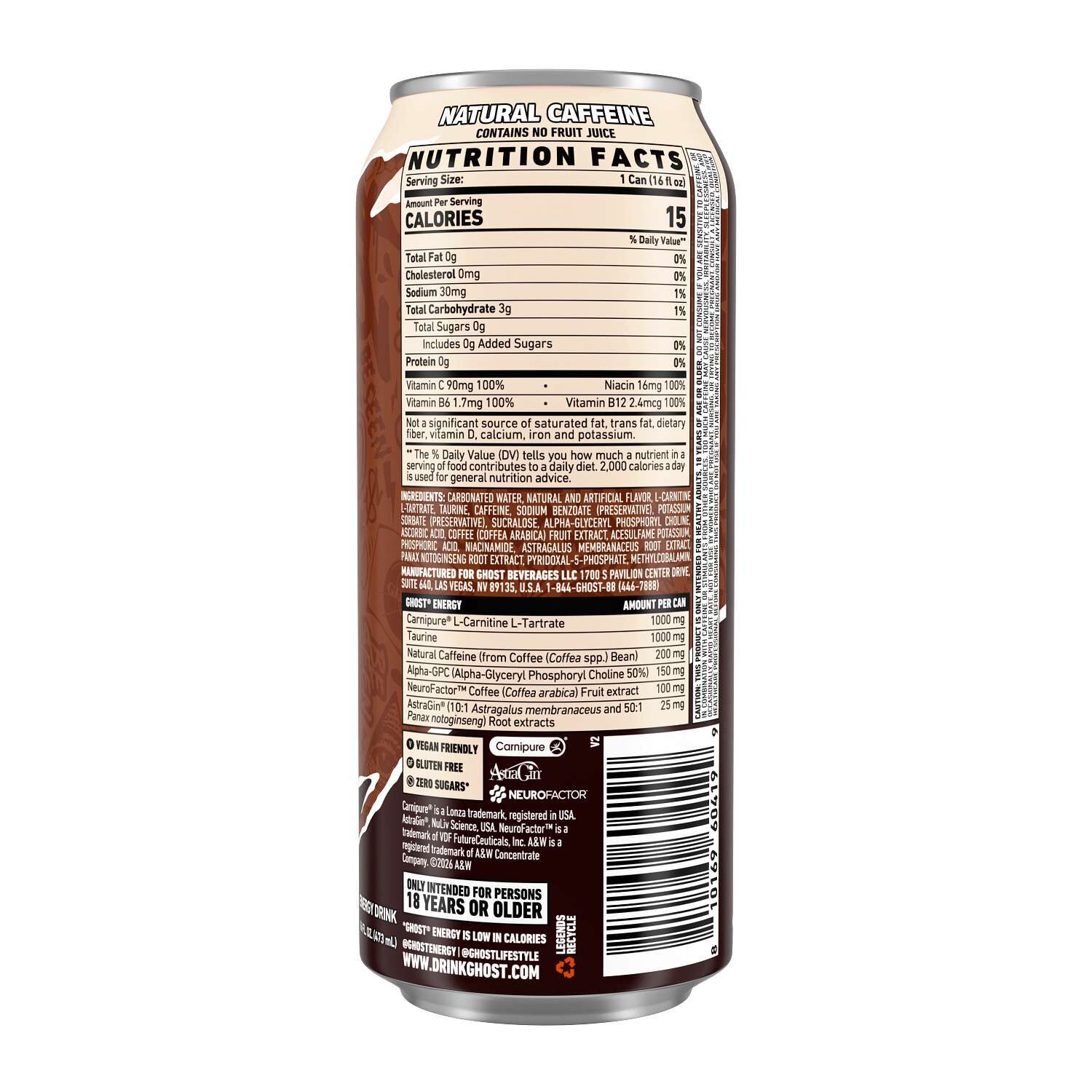 Energy Drink - A&W&reg;  Root Beer - 16oz. (12 Cans)