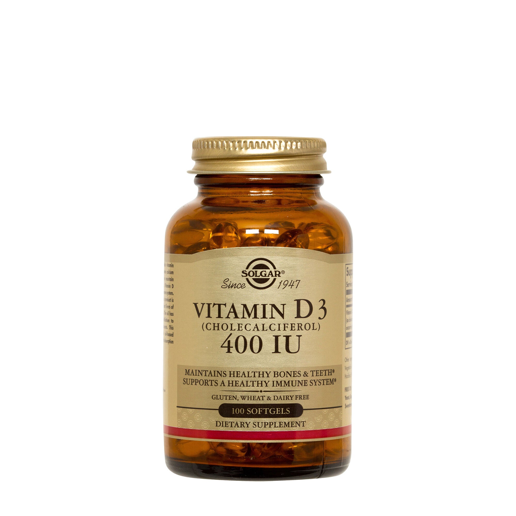 Solgar Vitamin D3 400 Iu Gnc