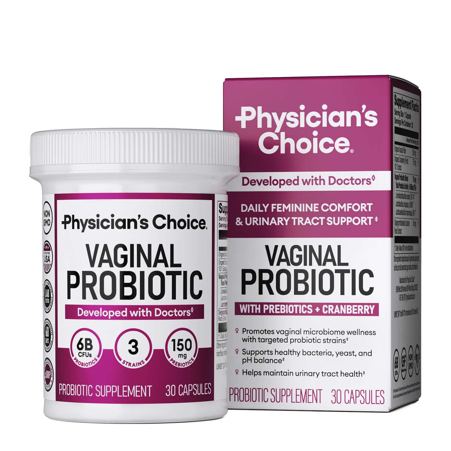 Vaginal Probiotic - 30 Capsules (30 Servings)  | GNC
