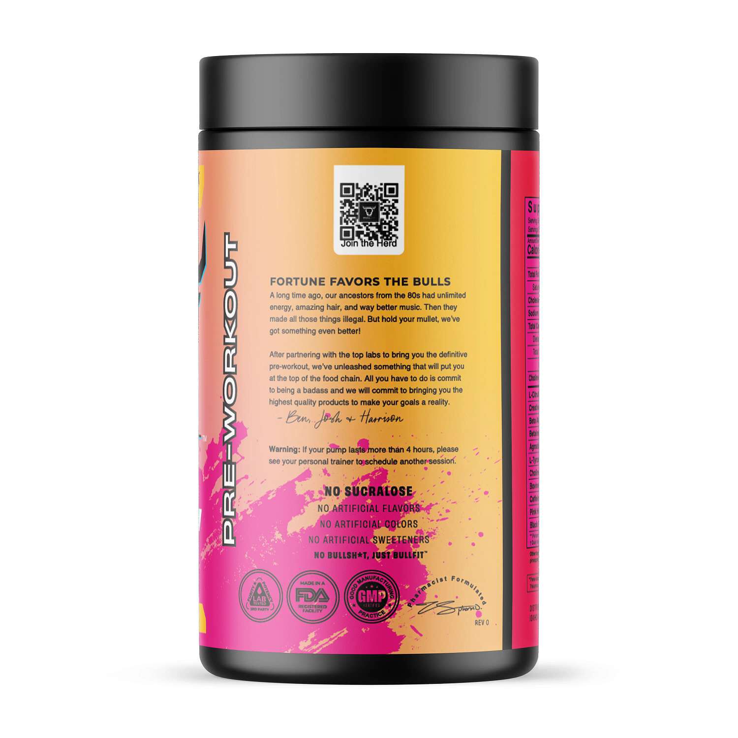 Bodacious Pre-Workout - Fruit Pump (20 Servings)