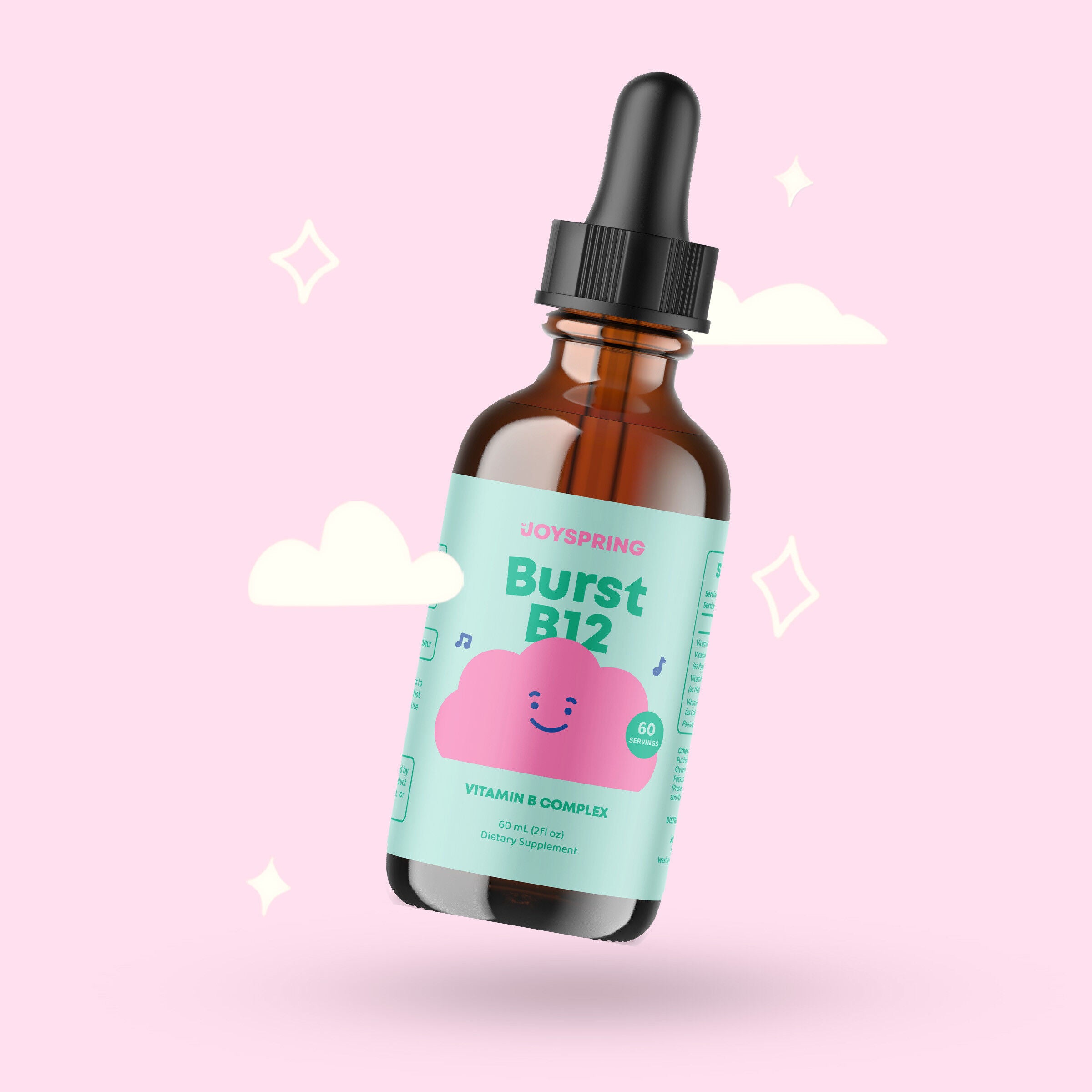 Burst B12 Vitamin B Complex - 60 mL (60 Servings)  | GNC