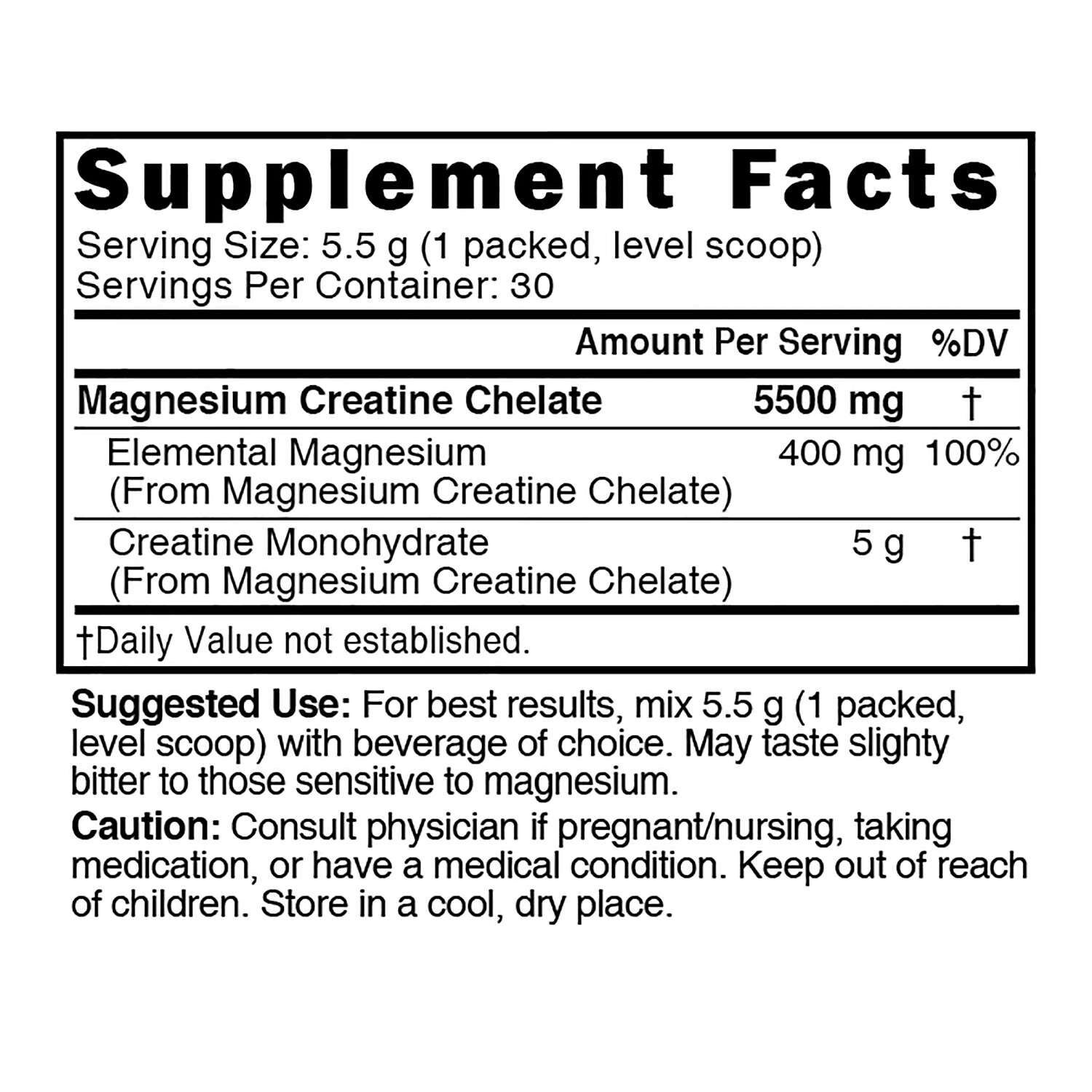 Magnesium Creatine (30 Servings)  | GNC