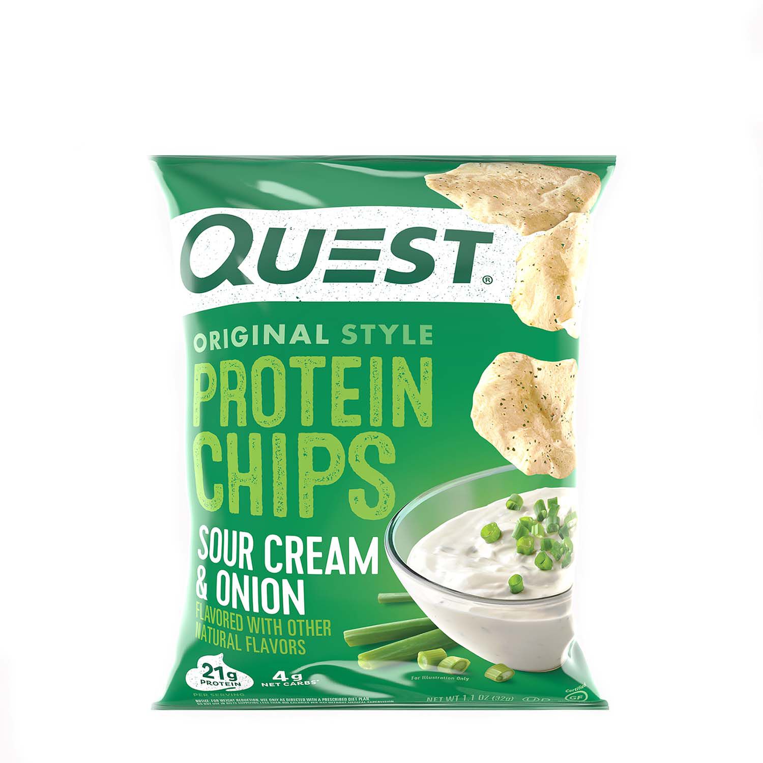 Quest® Protein Chips Sour Cream and Onion GNC