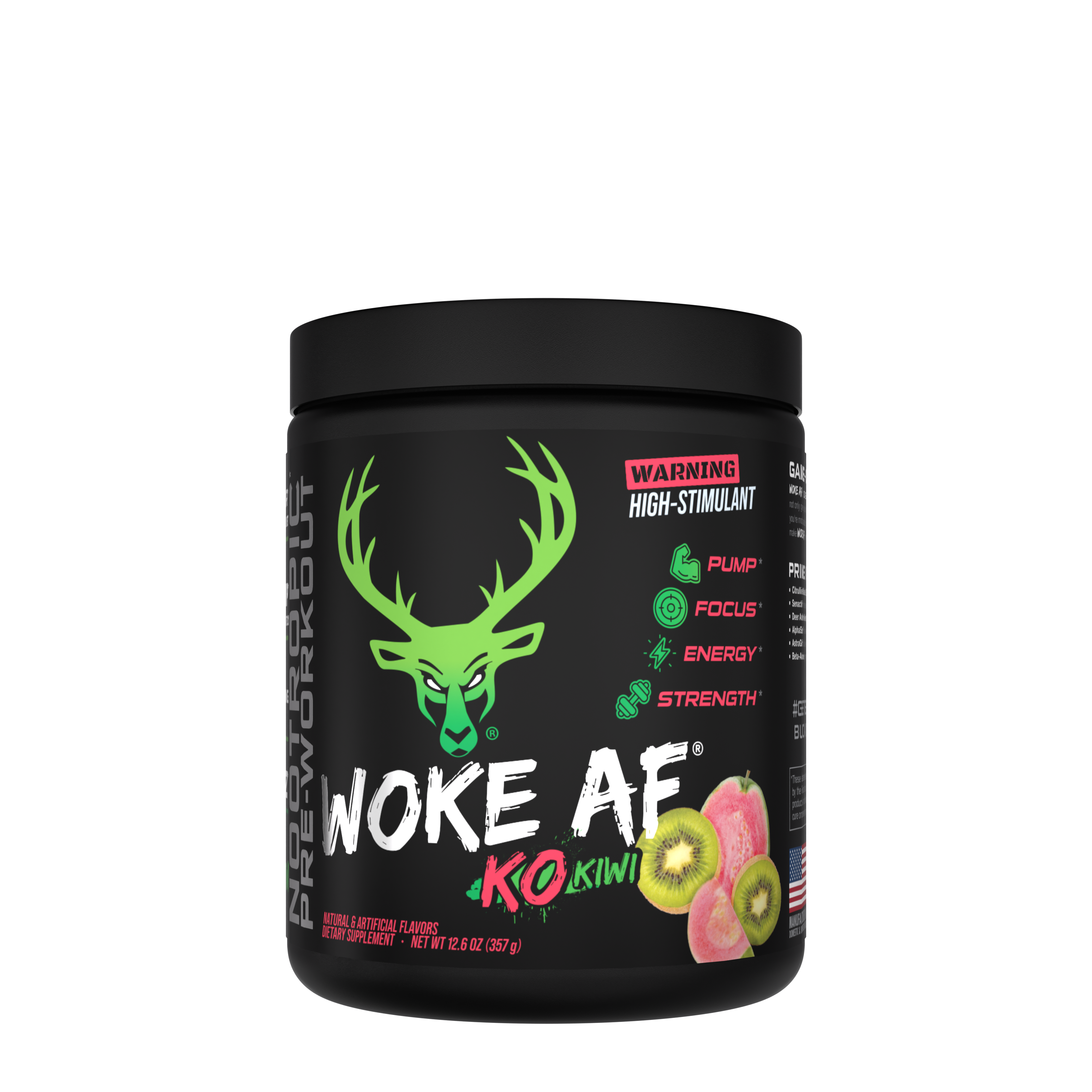 Woke AF™ Nootropic PreWorkout KO Kiwi (30 Servings) KO Kiwi GNC