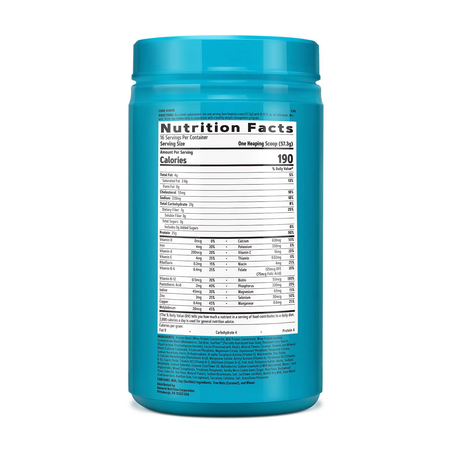 GNC Total Lean Lean Shake 25 - Girl Scout Coconut Caramel | GNC
