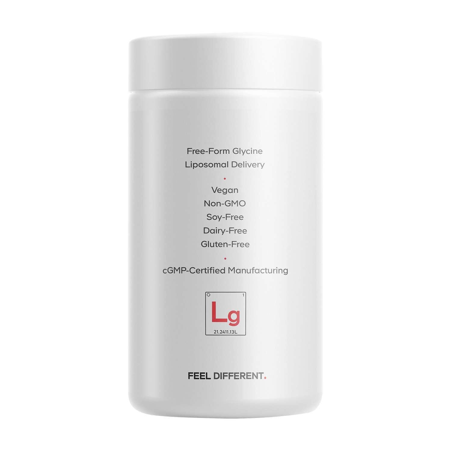 Liposomal Glycine+ - 180 Vegetable Capsules (60 Servings)  | GNC