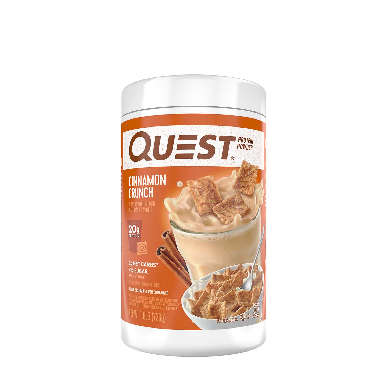 Quest Protein Powder Cinnamon Crunch 24 Servings Gnc