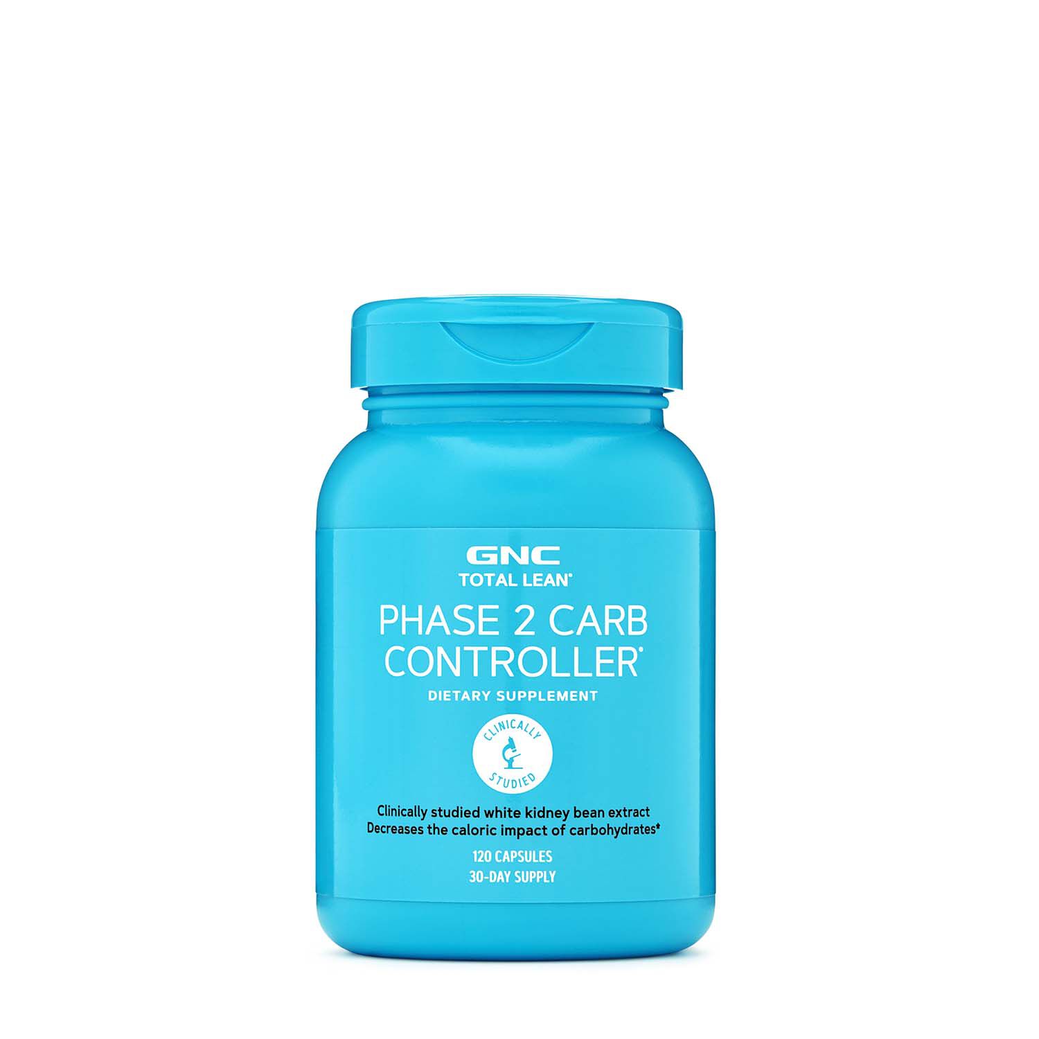 l-carnitine and white kidney bean extract GNC Total Lean Phase 2 Carb Controller