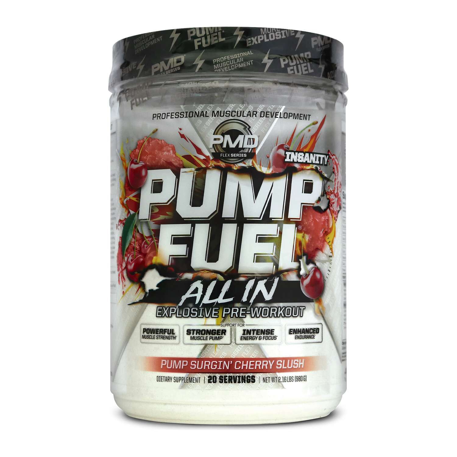 Pump Fuel All In Pre-Workout - Pump Surgin' Cherry Slush (20 Servings)