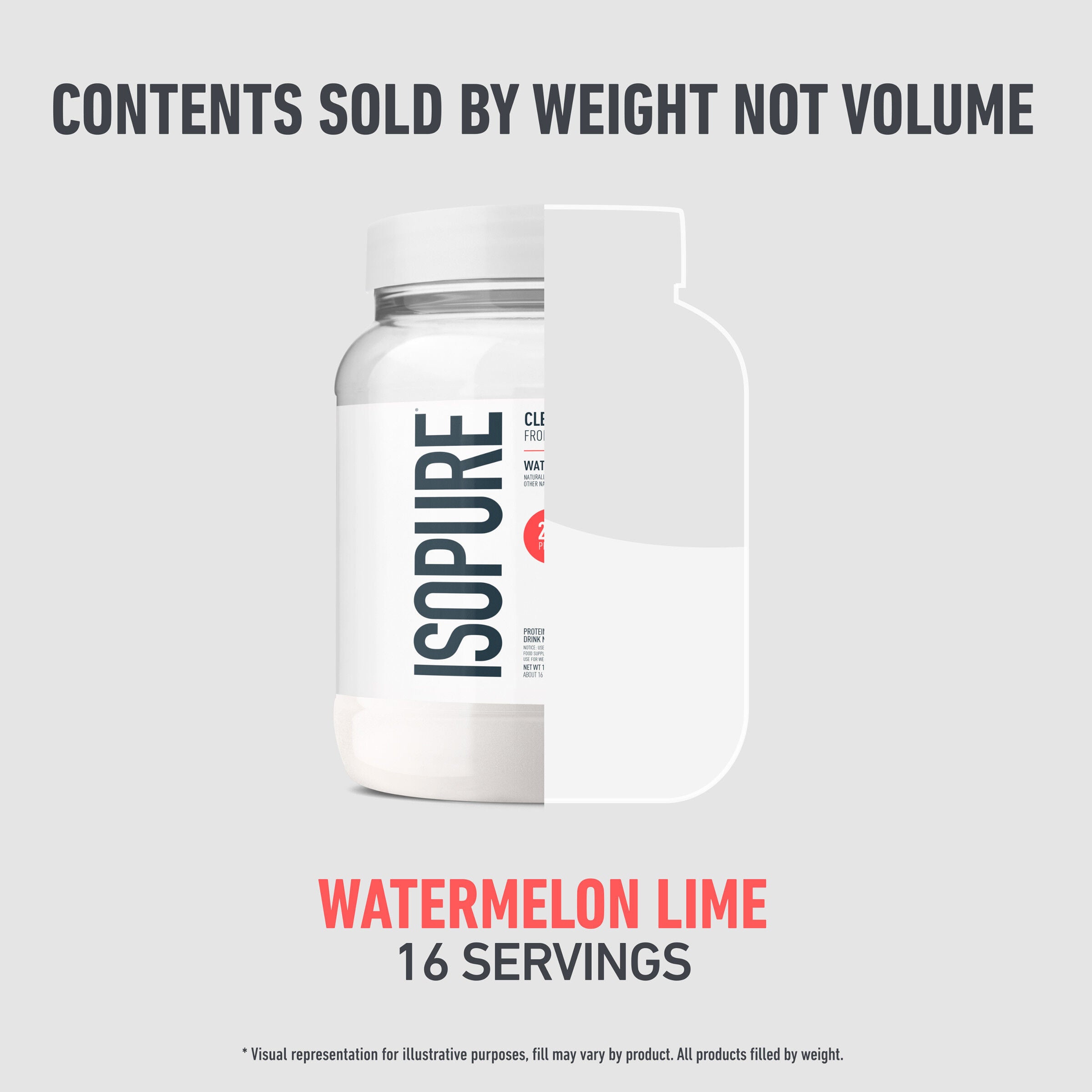 Clear Protein Powder - Watermelon Lime (16 Servings)