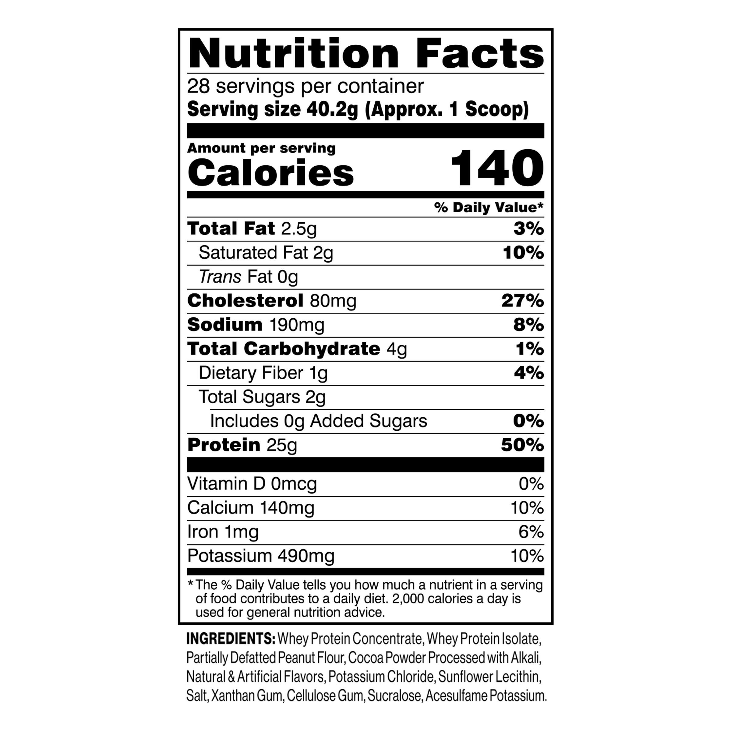 C4 Whey Protein - Reese&#39;s Peanut Butter &amp; Chocolate &#40;28 Servings&#41;  | GNC