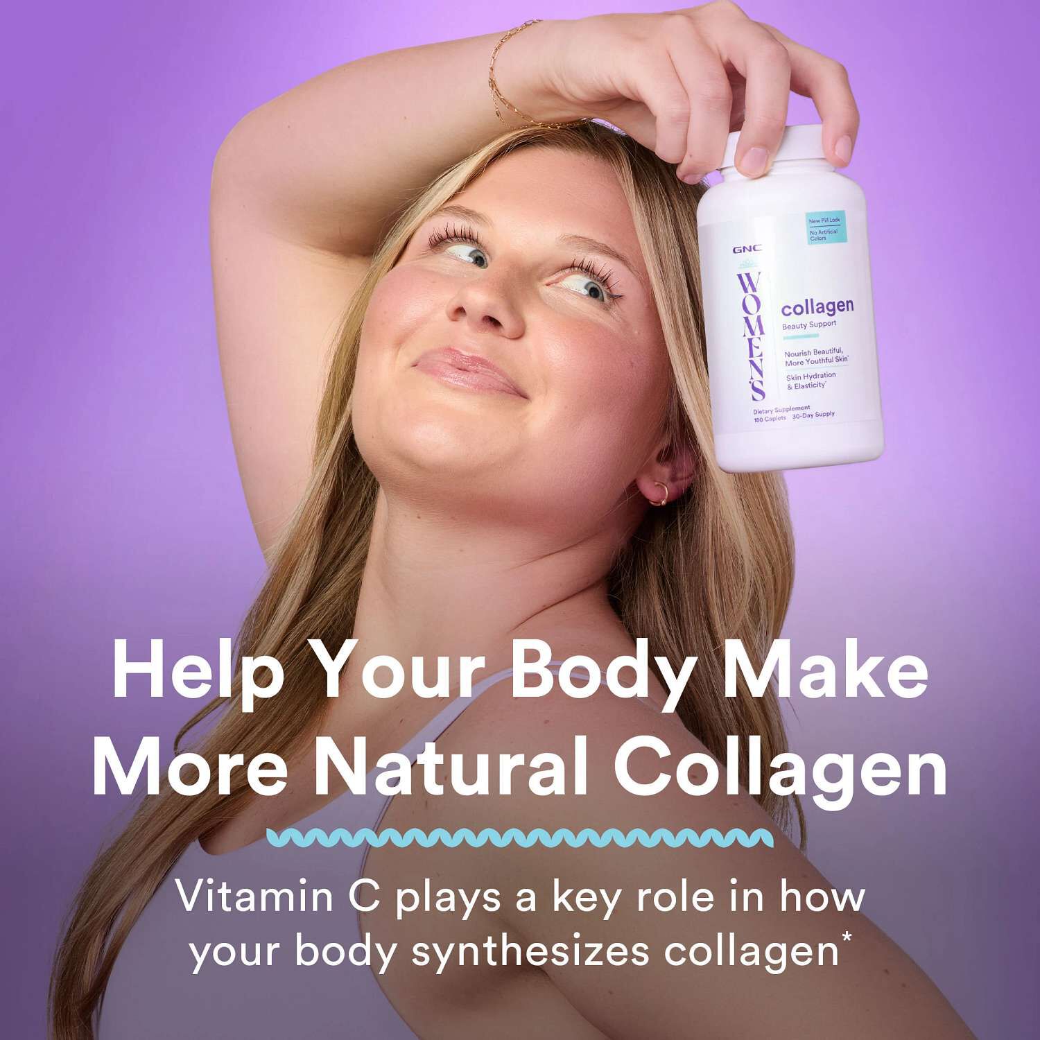 Collagen - 180 Caplets (30 Servings)  | GNC